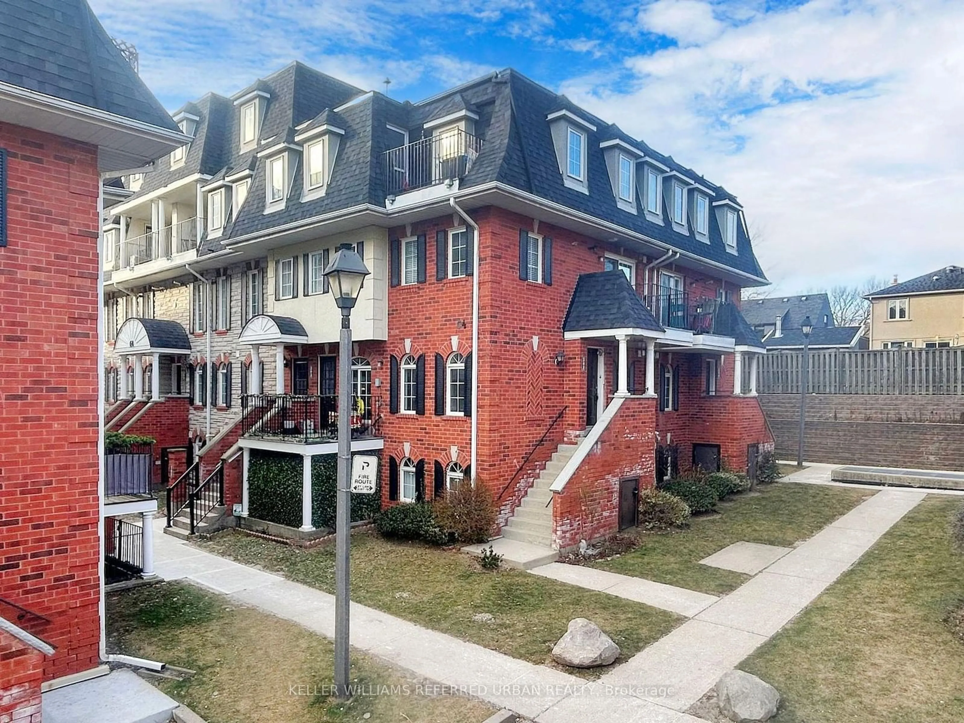 A pic from outside/outdoor area/front of a property/back of a property/a pic from drone, street for 64 Sidney Belsey Cres #306, Toronto Ontario M6M 5J3