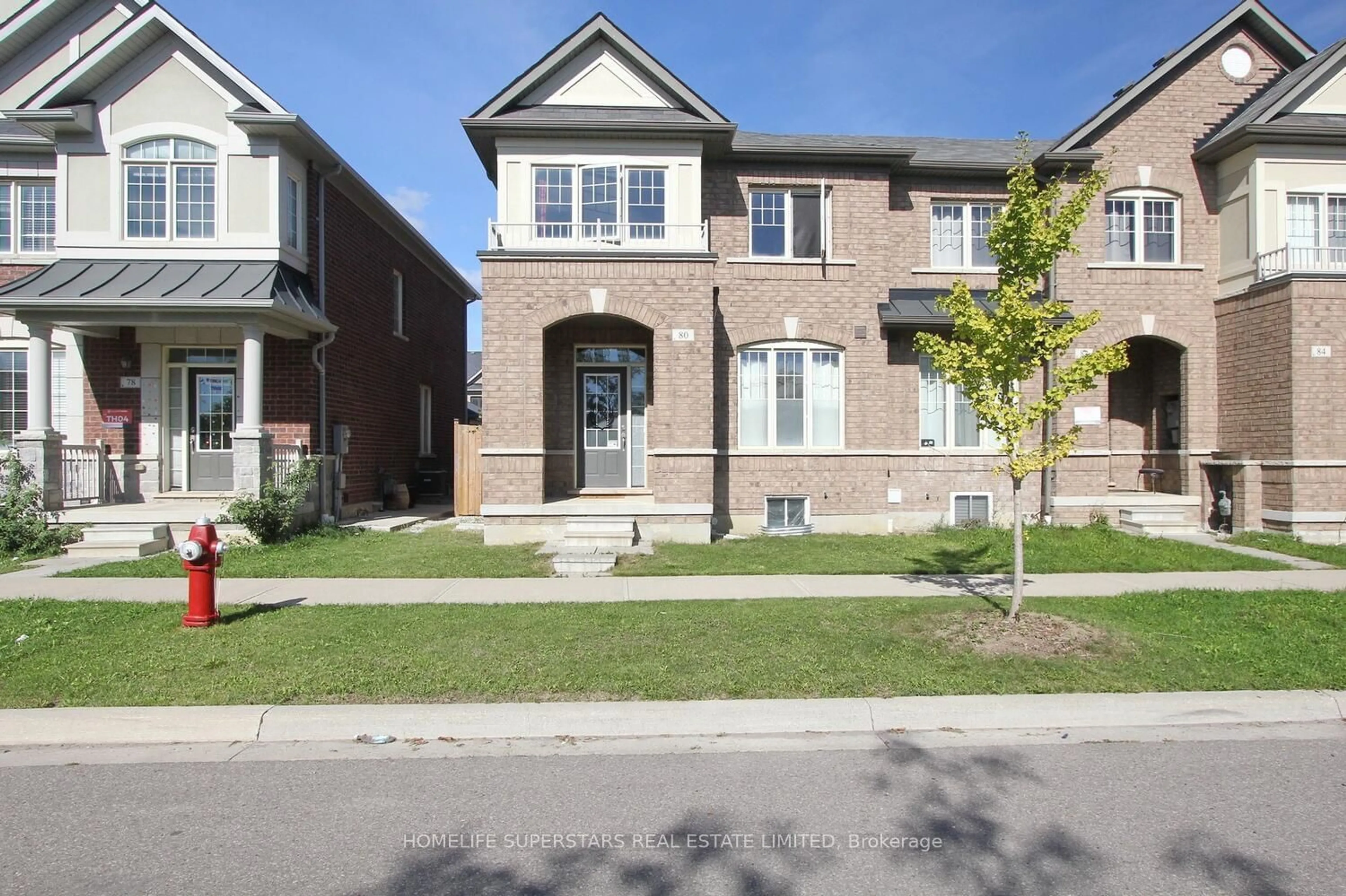 Home with brick exterior material, street for 80 Saint Dennis Rd, Brampton Ontario L6R 3W7