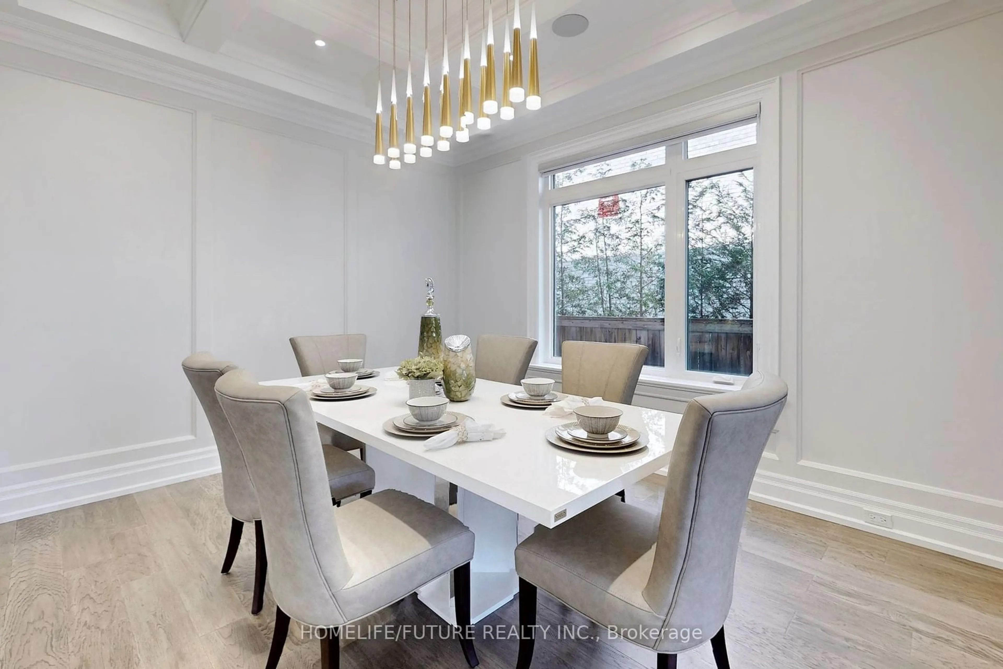 Dining room, ceramic/tile floor for 38 Smithwood Dr, Toronto Ontario M9B 4R9