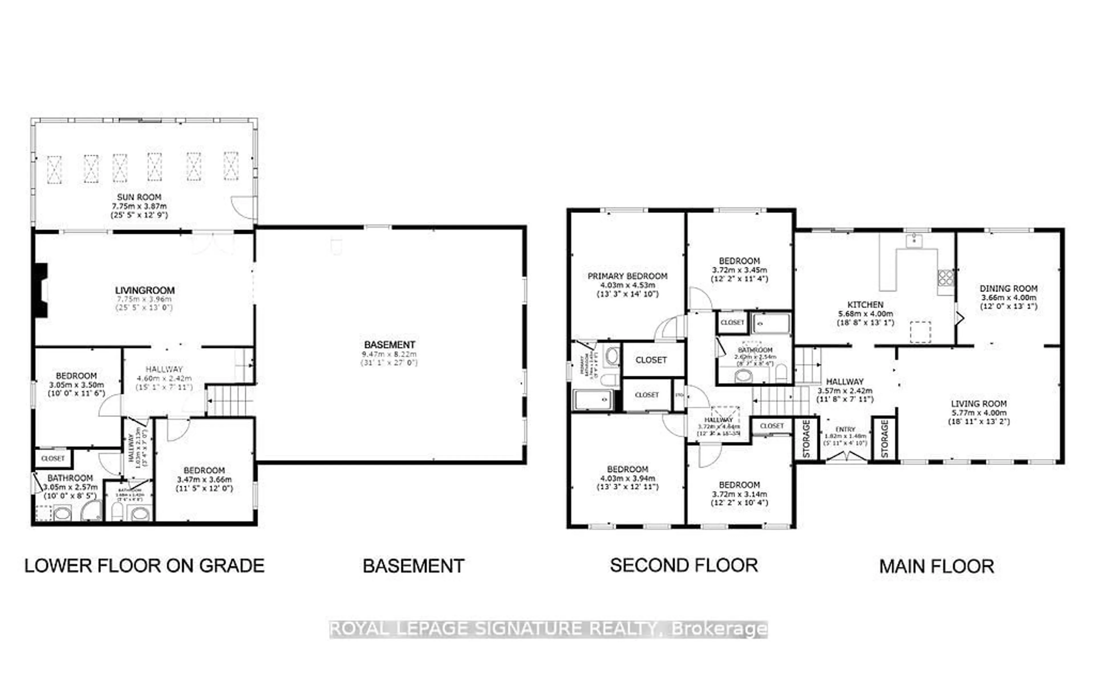 Floor plan for 165 Cavendish Crt, Oakville Ontario L6J 5S3