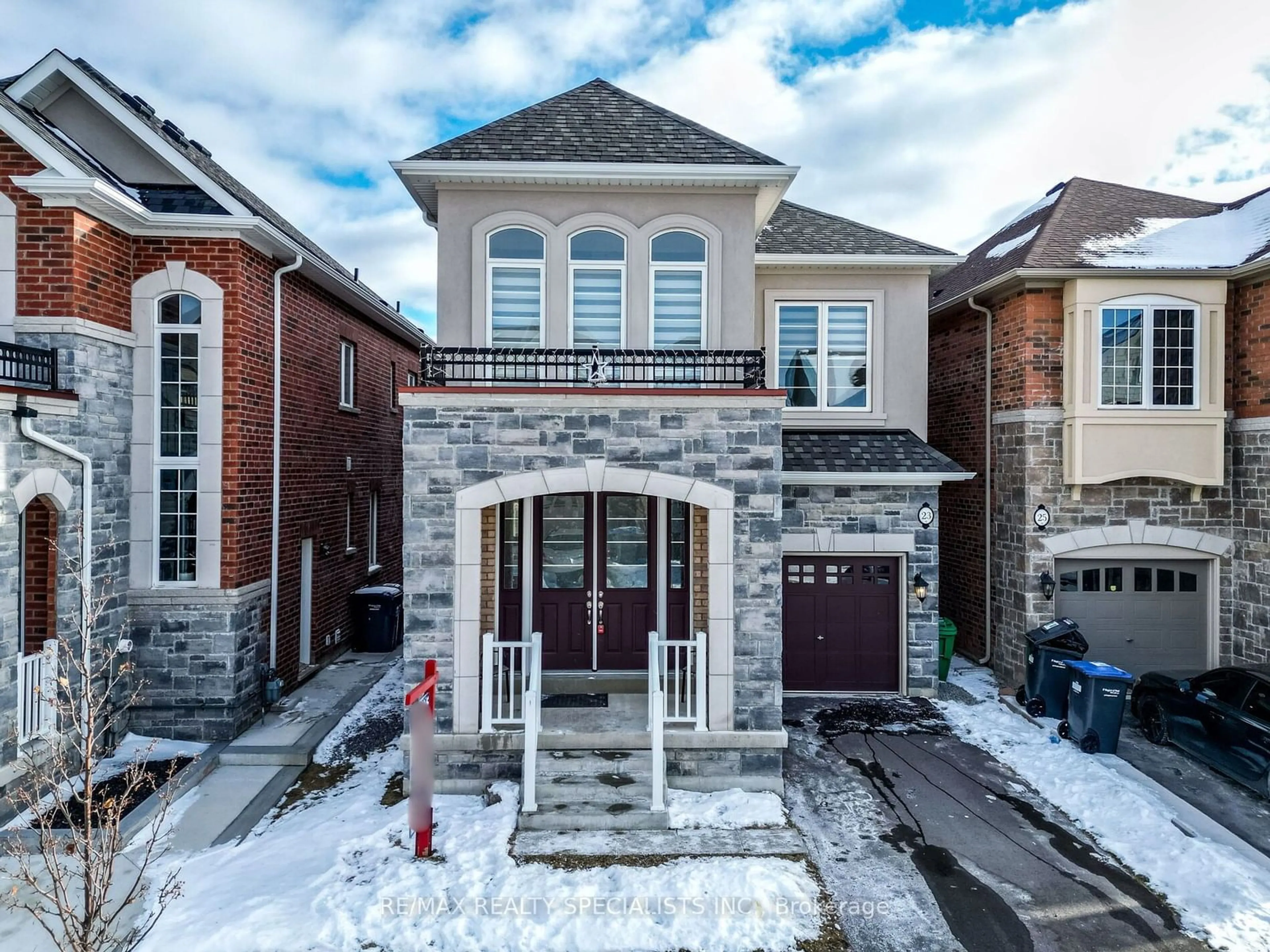 Home with brick exterior material, street for 23 Matterhorn Rd, Brampton Ontario L7A 5A3