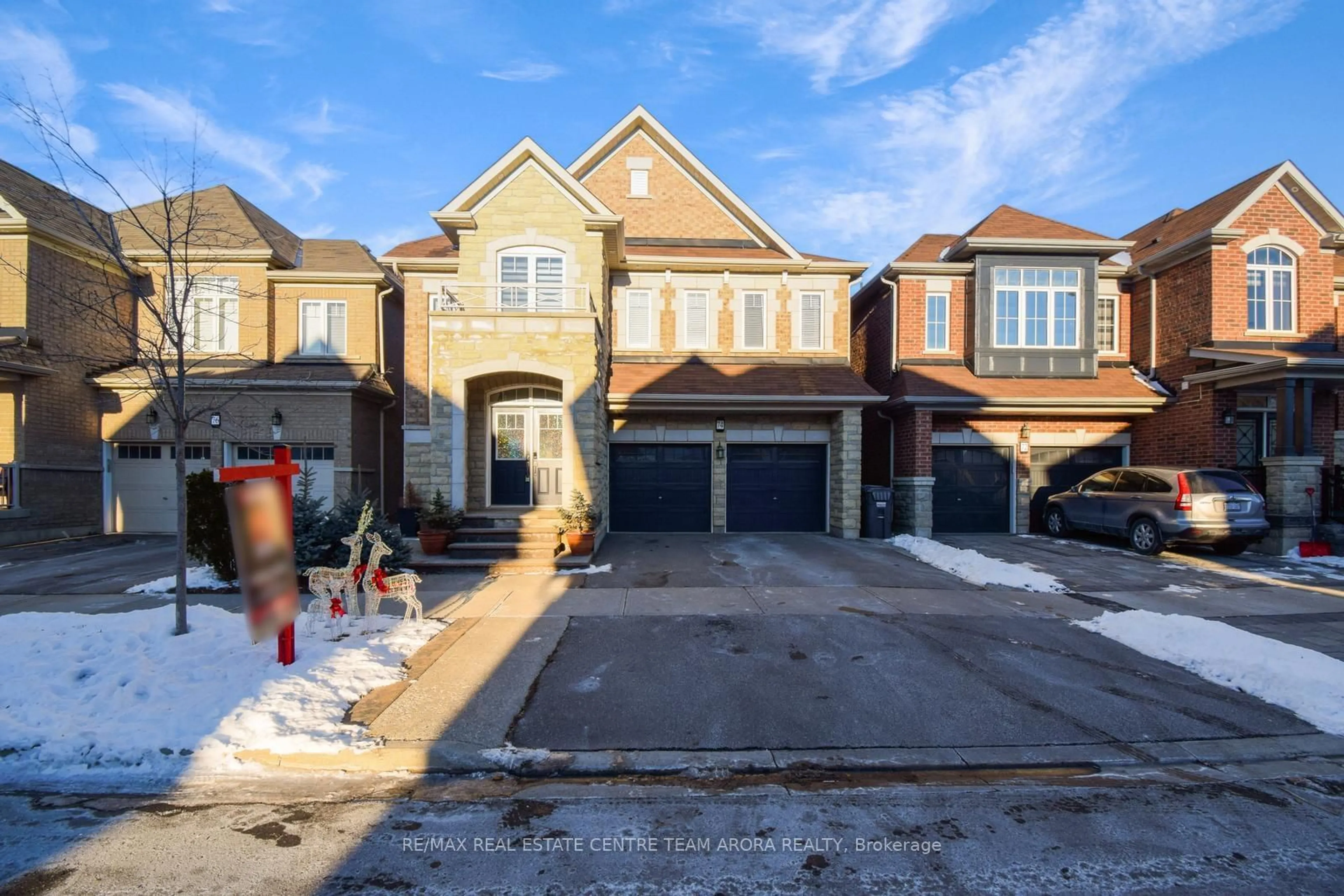 Home with brick exterior material, street for 74 Abercrombie Cres, Brampton Ontario L7A 4N3