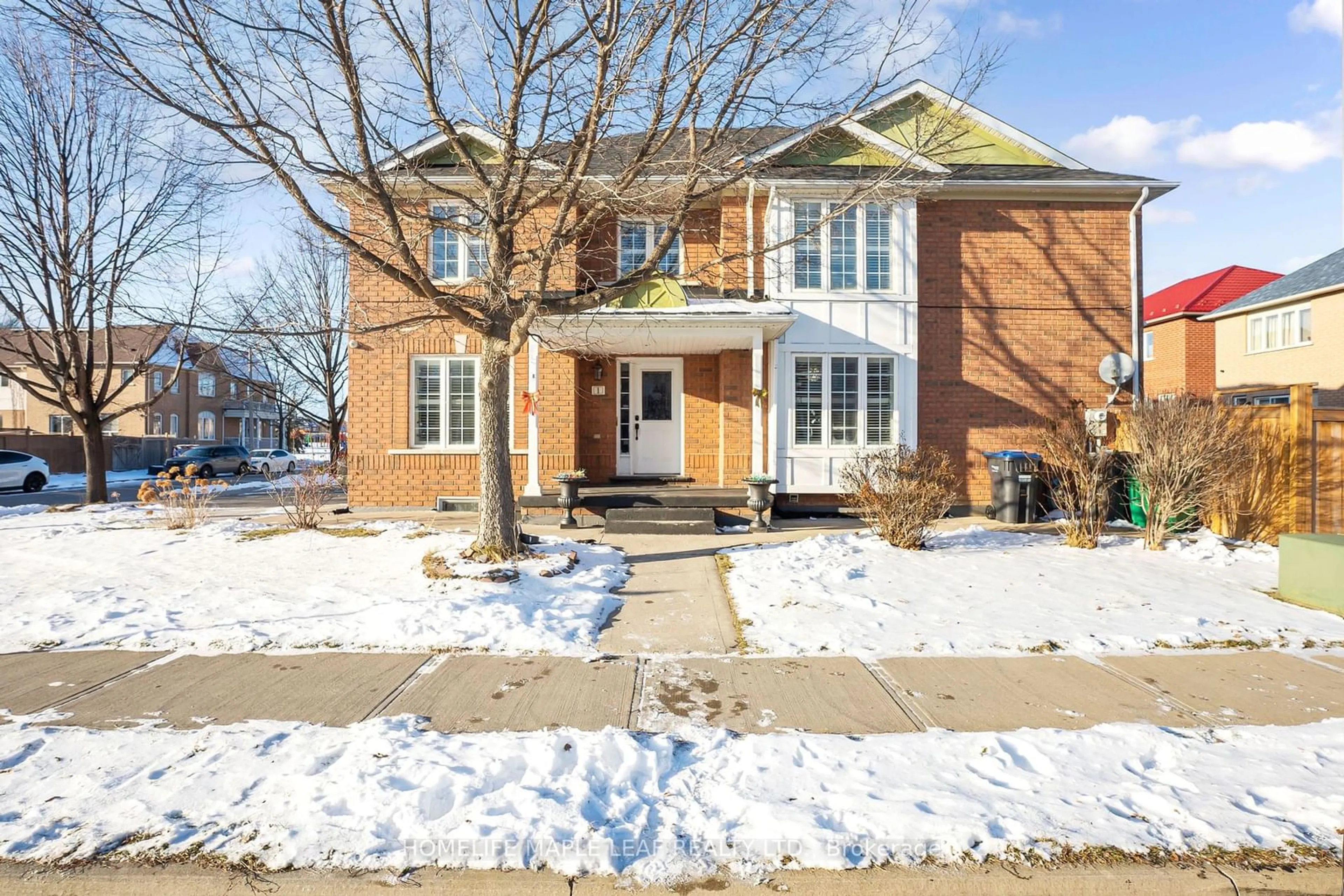 Home with brick exterior material, street for 1 MADRONNA Gdns, Brampton Ontario L7A 2V4