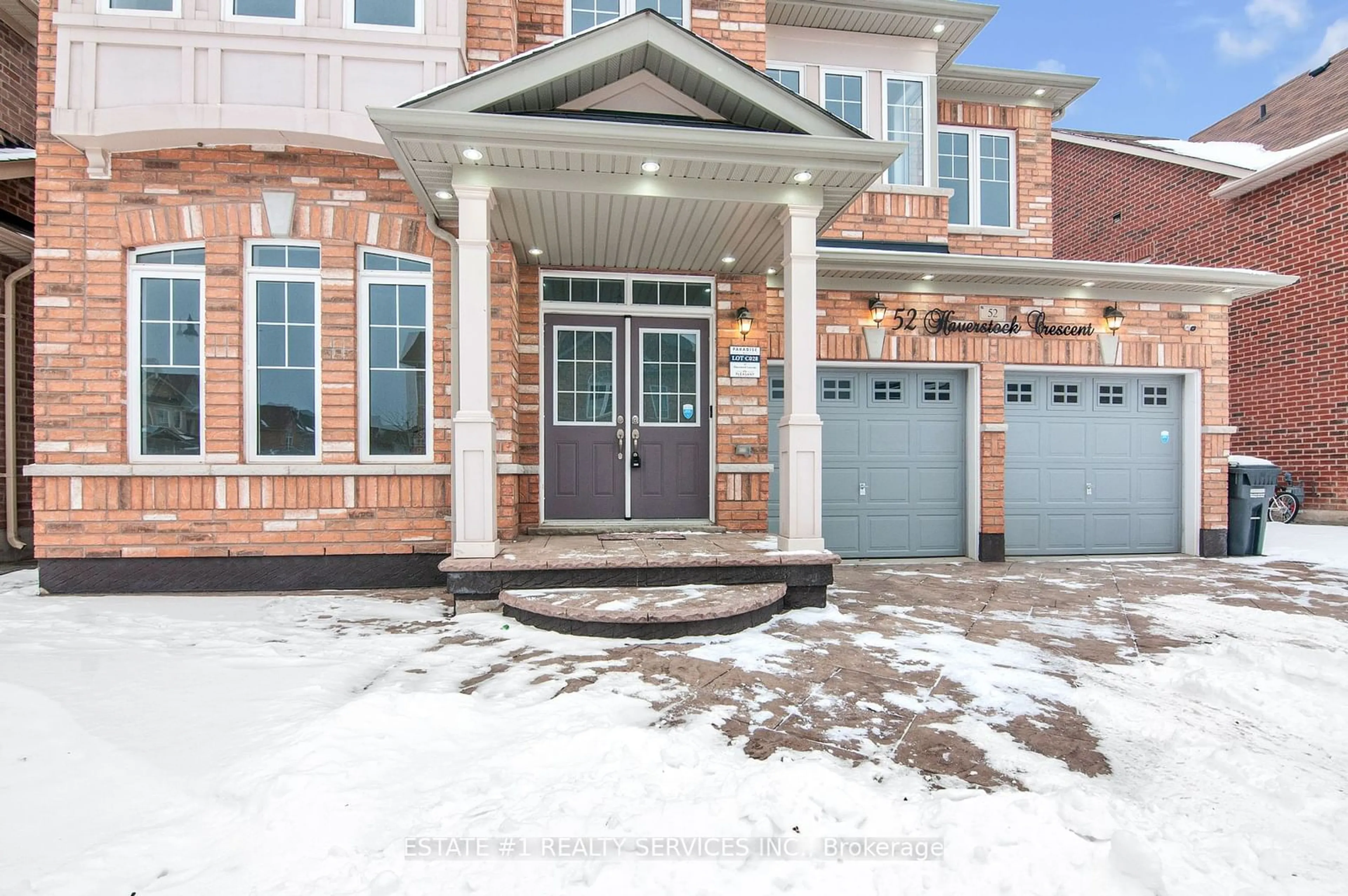 Home with brick exterior material, street for 52 Haverstock Cres, Brampton Ontario L7A 0G1