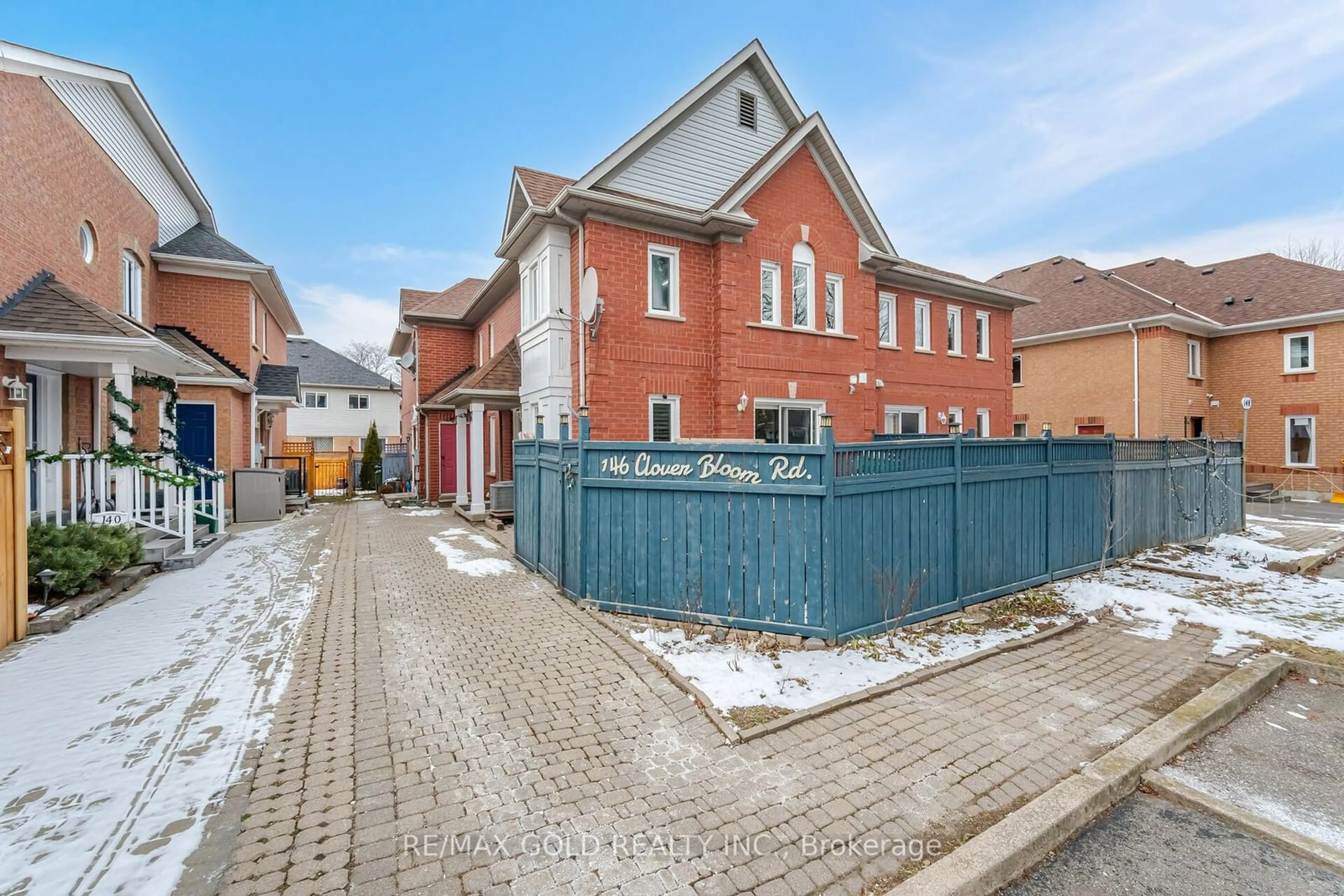 Home with brick exterior material, street for 146 Clover Bloom Rd, Brampton Ontario L6R 1S5