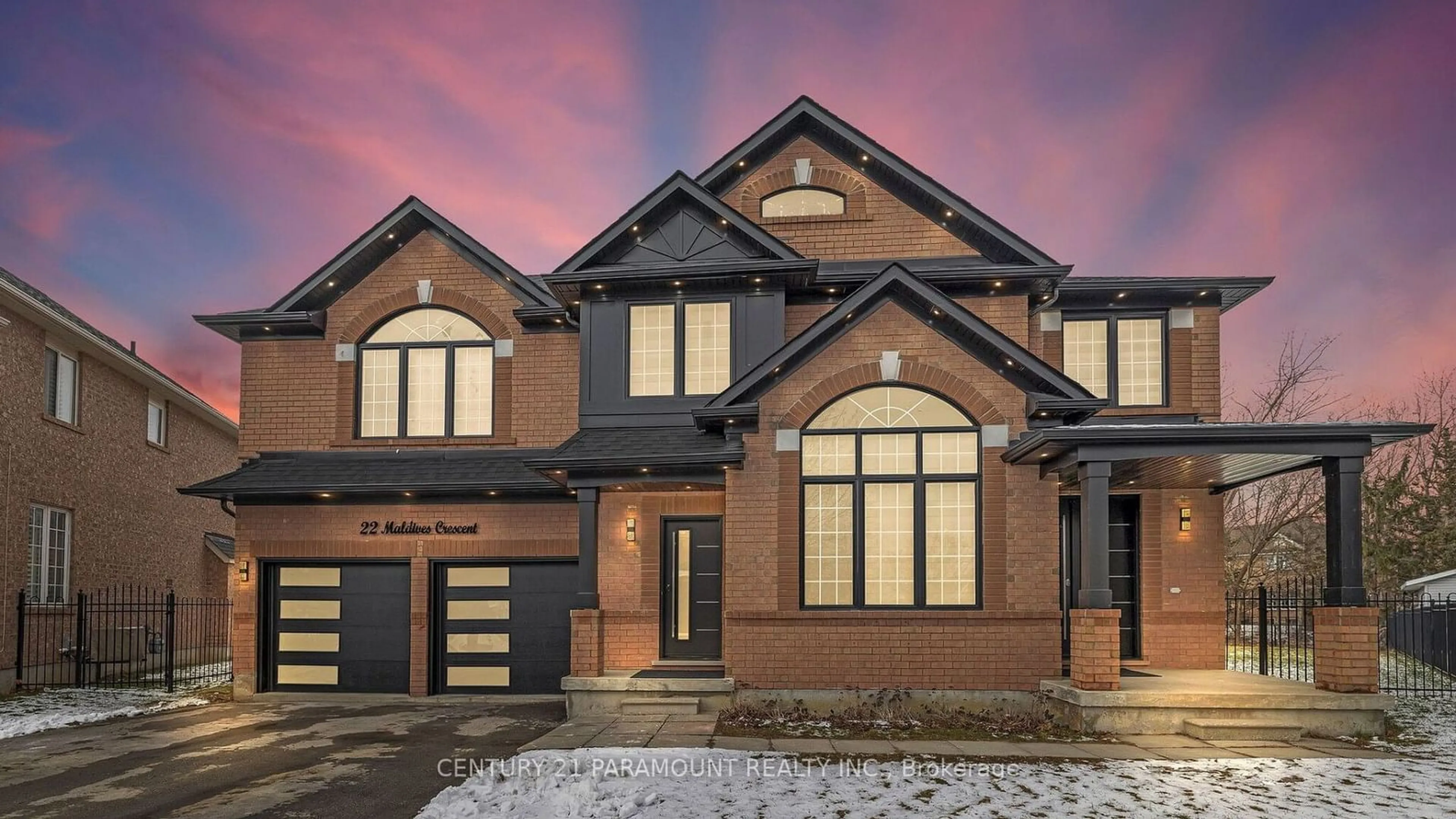 Home with brick exterior material, street for 22 Maldives Cres, Brampton Ontario L6P 1L5