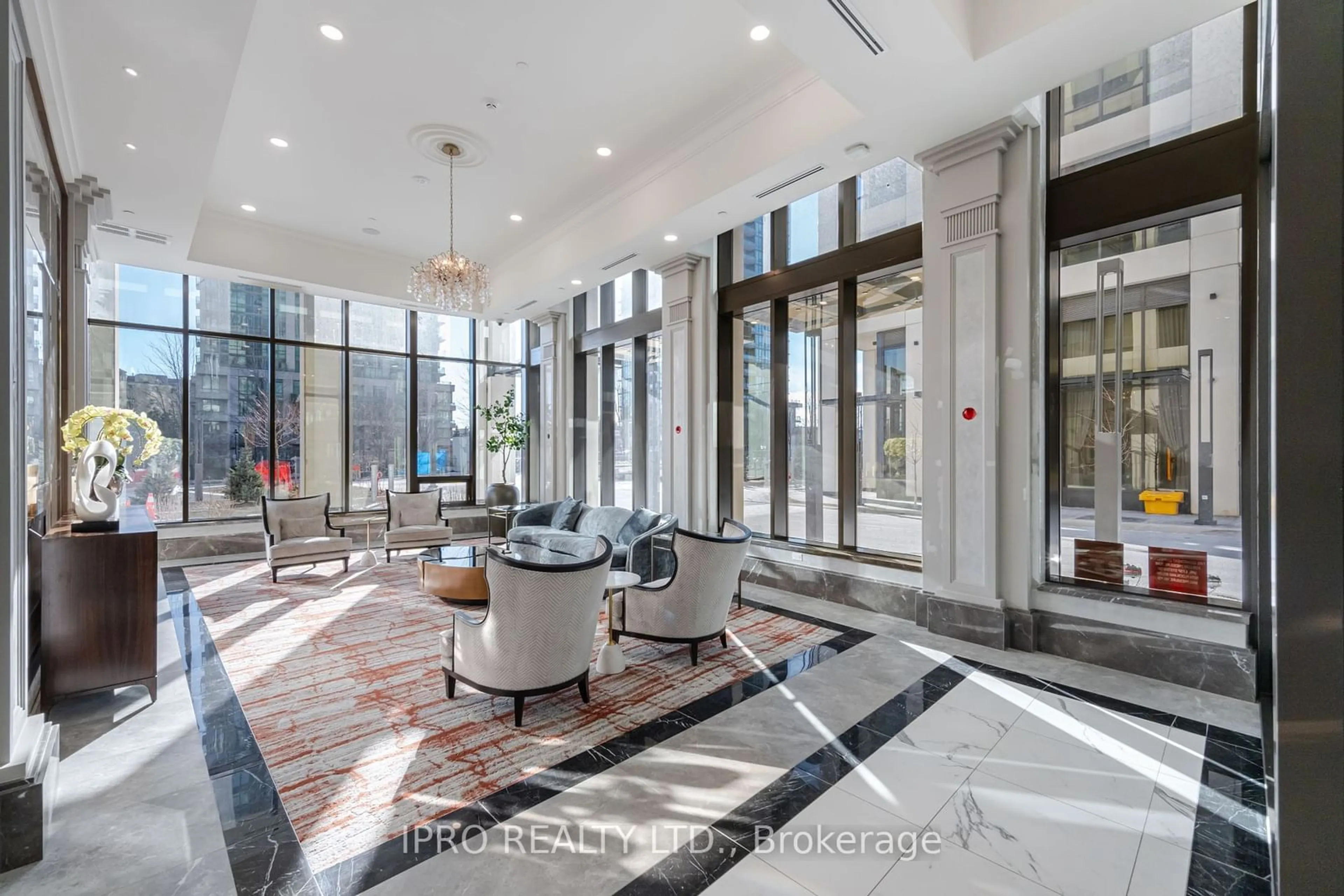 Lobby for 30 Elm Dr #506, Mississauga Ontario L5B 0N6