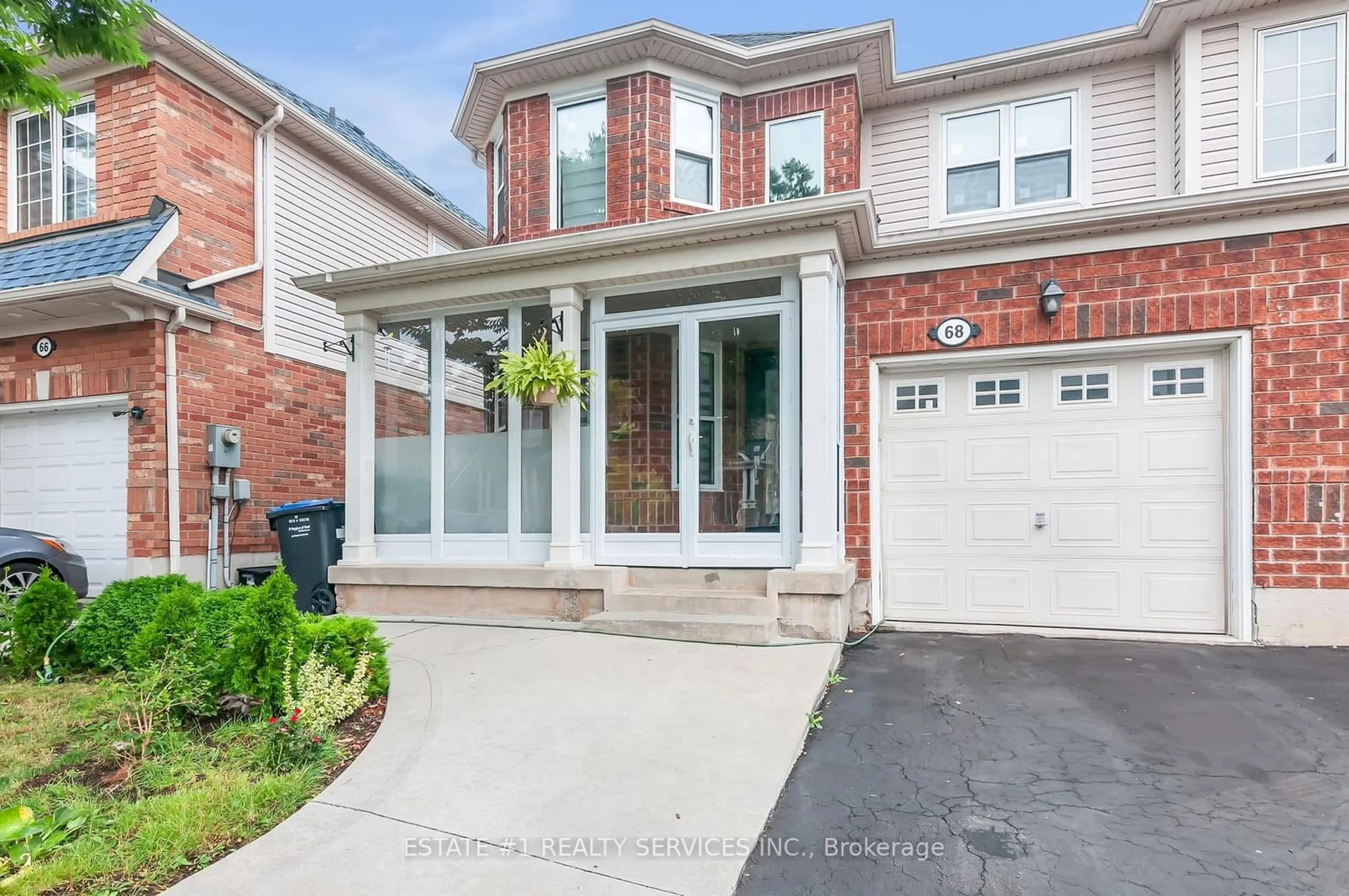 Home with brick exterior material, street for 68 Ponymeadow Way, Brampton Ontario L6X 0M3