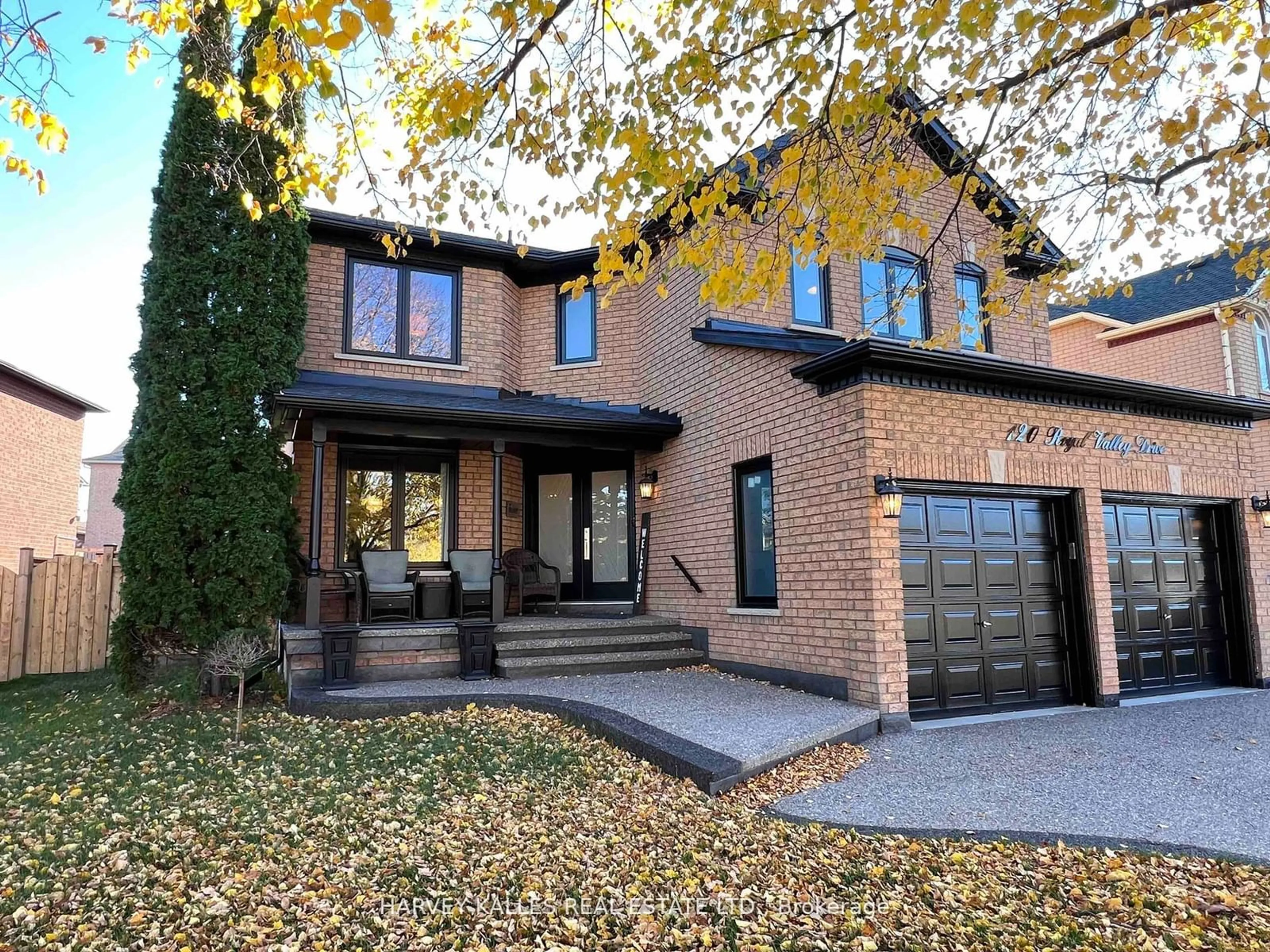 Home with brick exterior material, street for 120 Royal Valley Dr, Caledon Ontario L7C 1A5