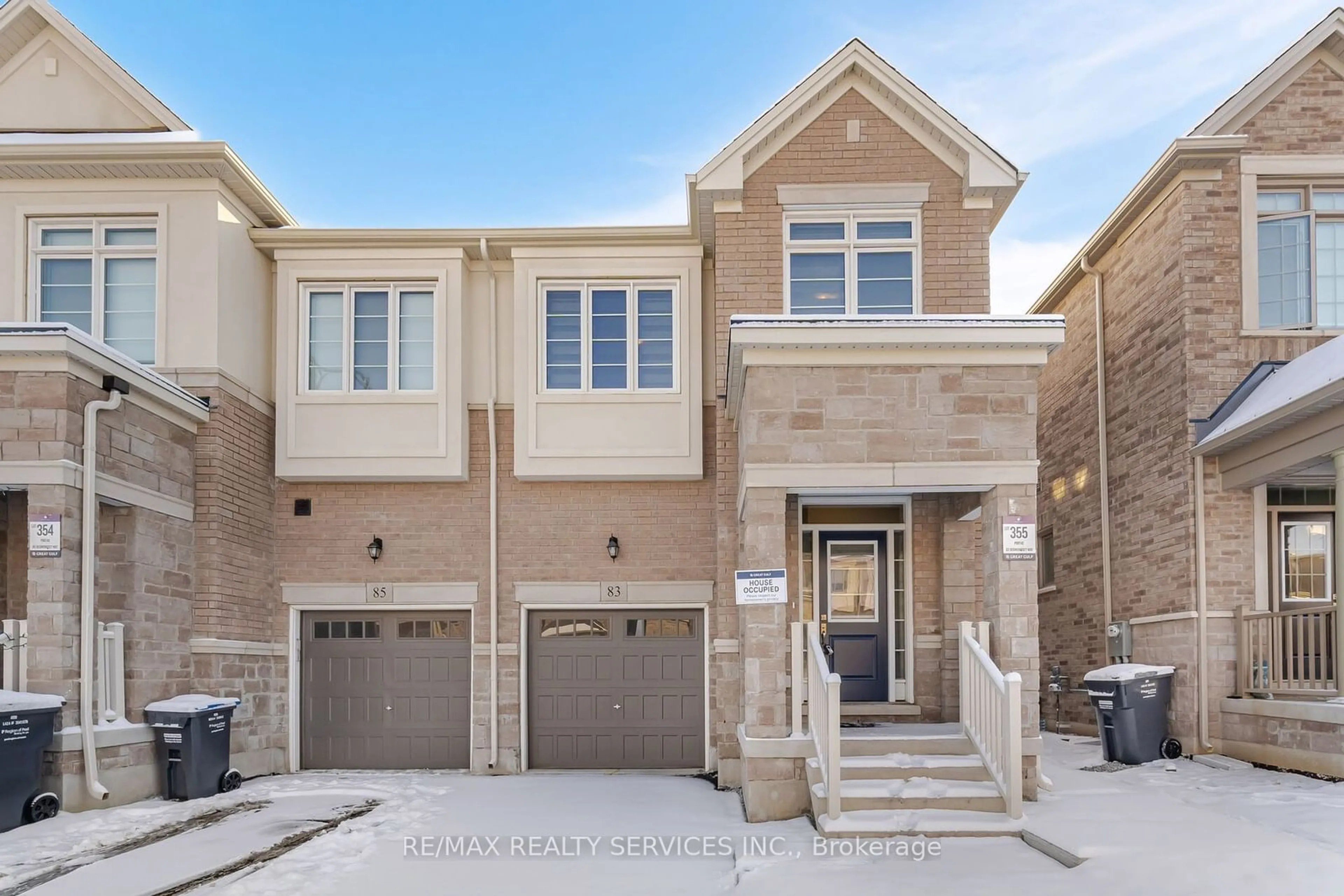 Home with brick exterior material, street for 83 Bermondsey Way, Brampton Ontario L6Y 6K9