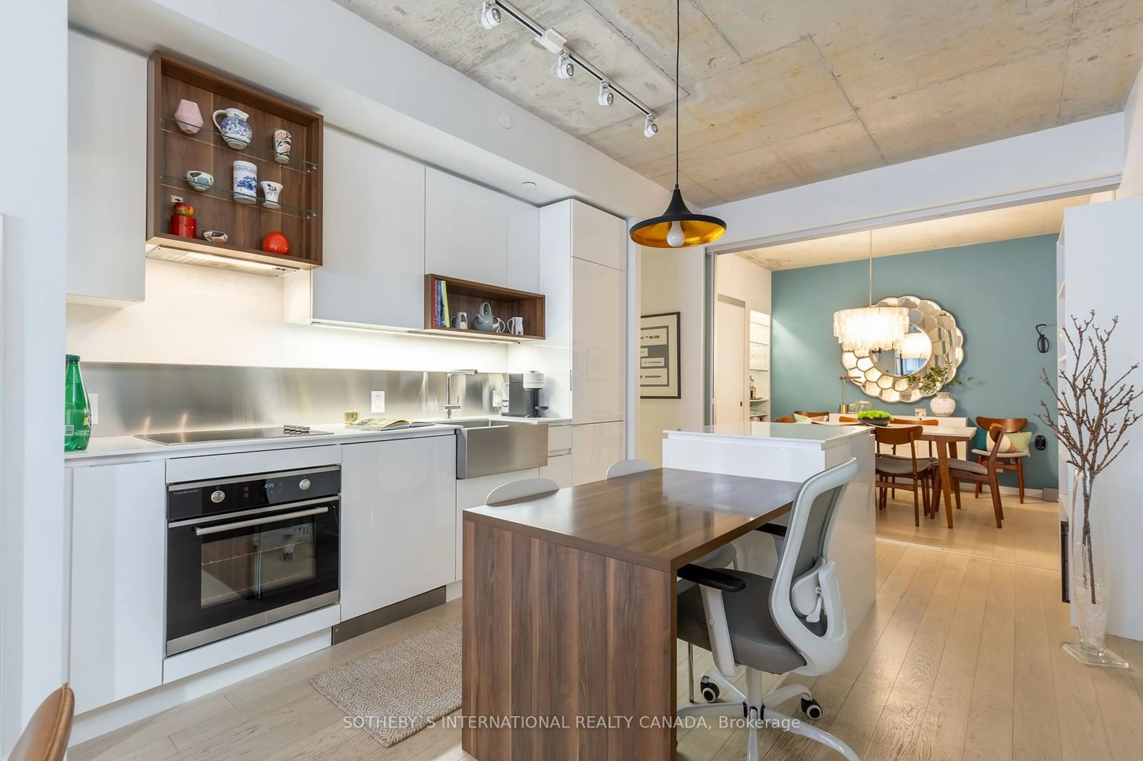 Open concept kitchen, unknown for 383 Sorauren Ave #402, Toronto Ontario M6R 0A4