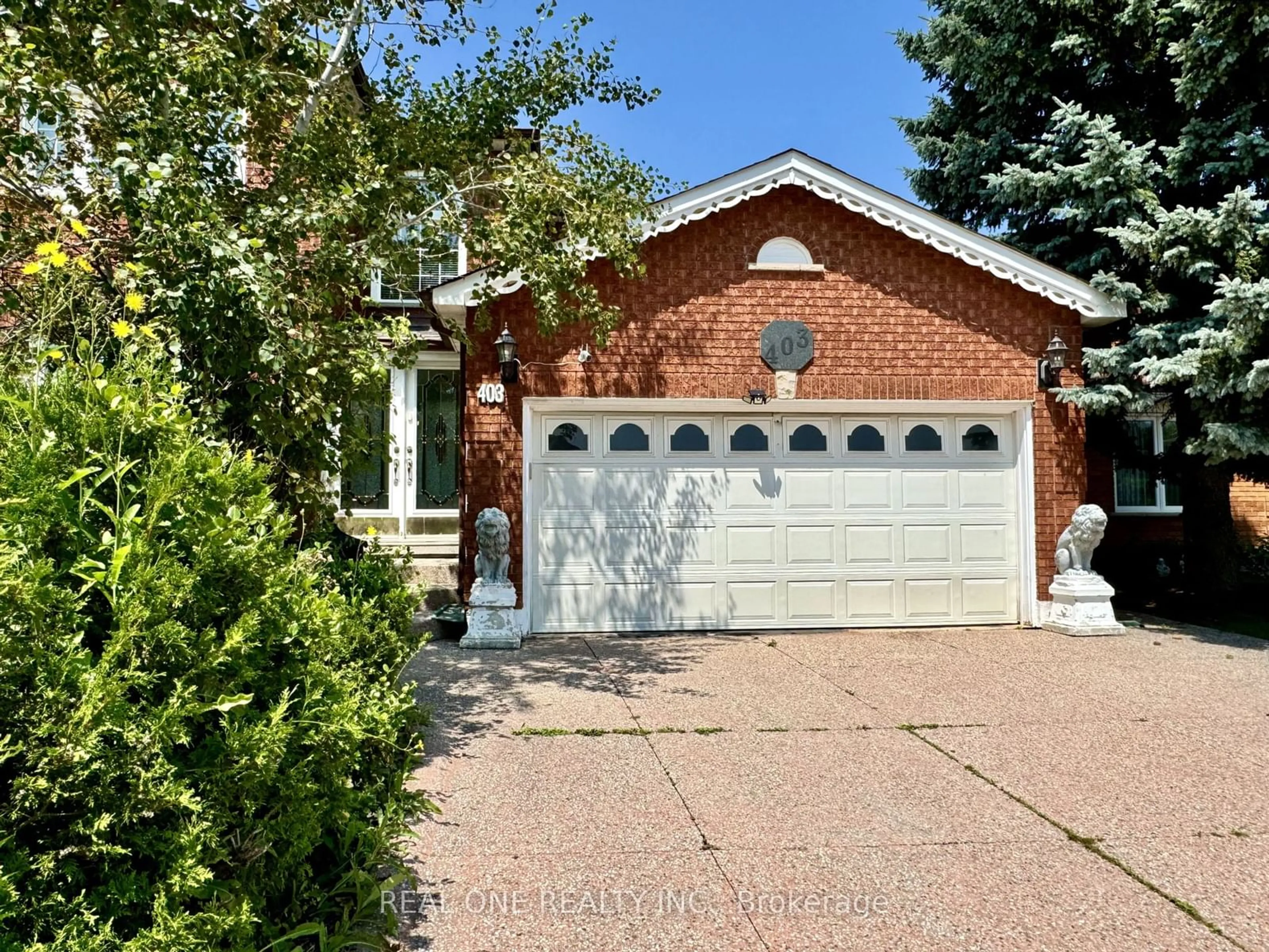 Home with brick exterior material, street for 403 Glenashton Dr, Oakville Ontario L6H 4V7