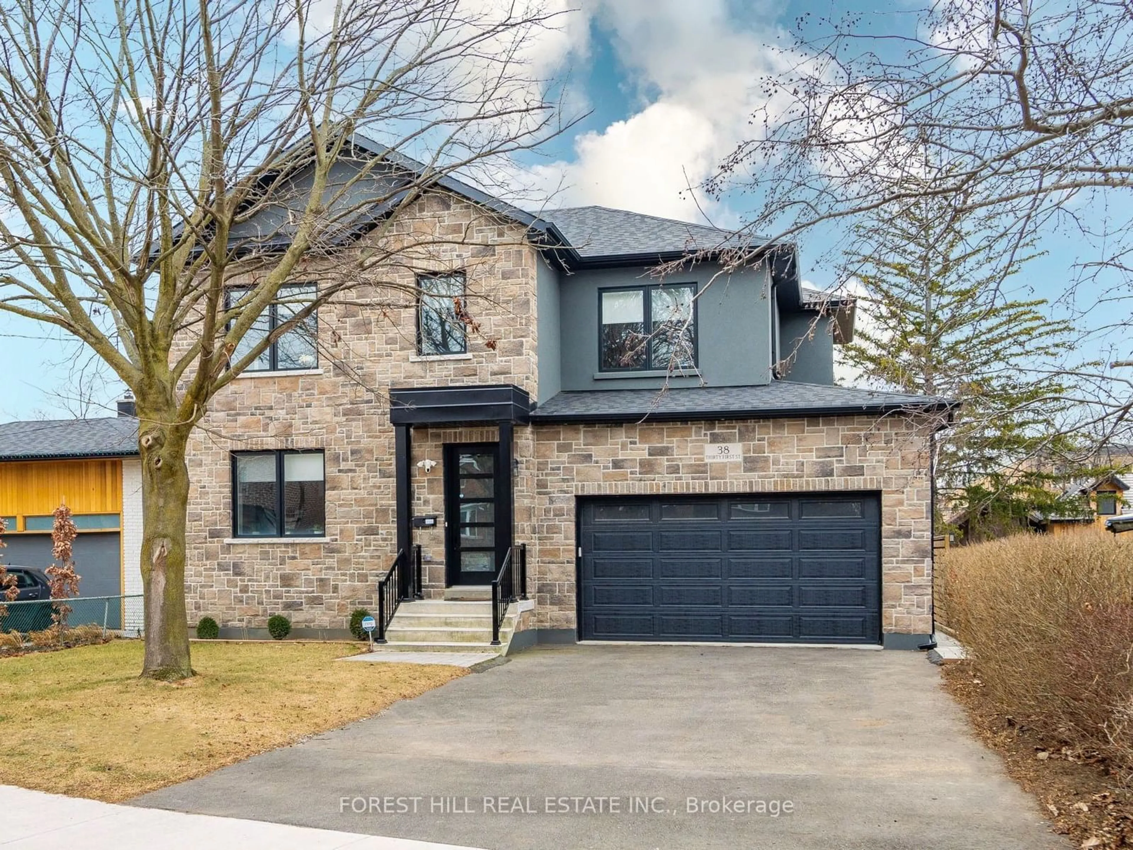 Home with brick exterior material, street for 38 Thirty First St, Toronto Ontario M8W 3E9