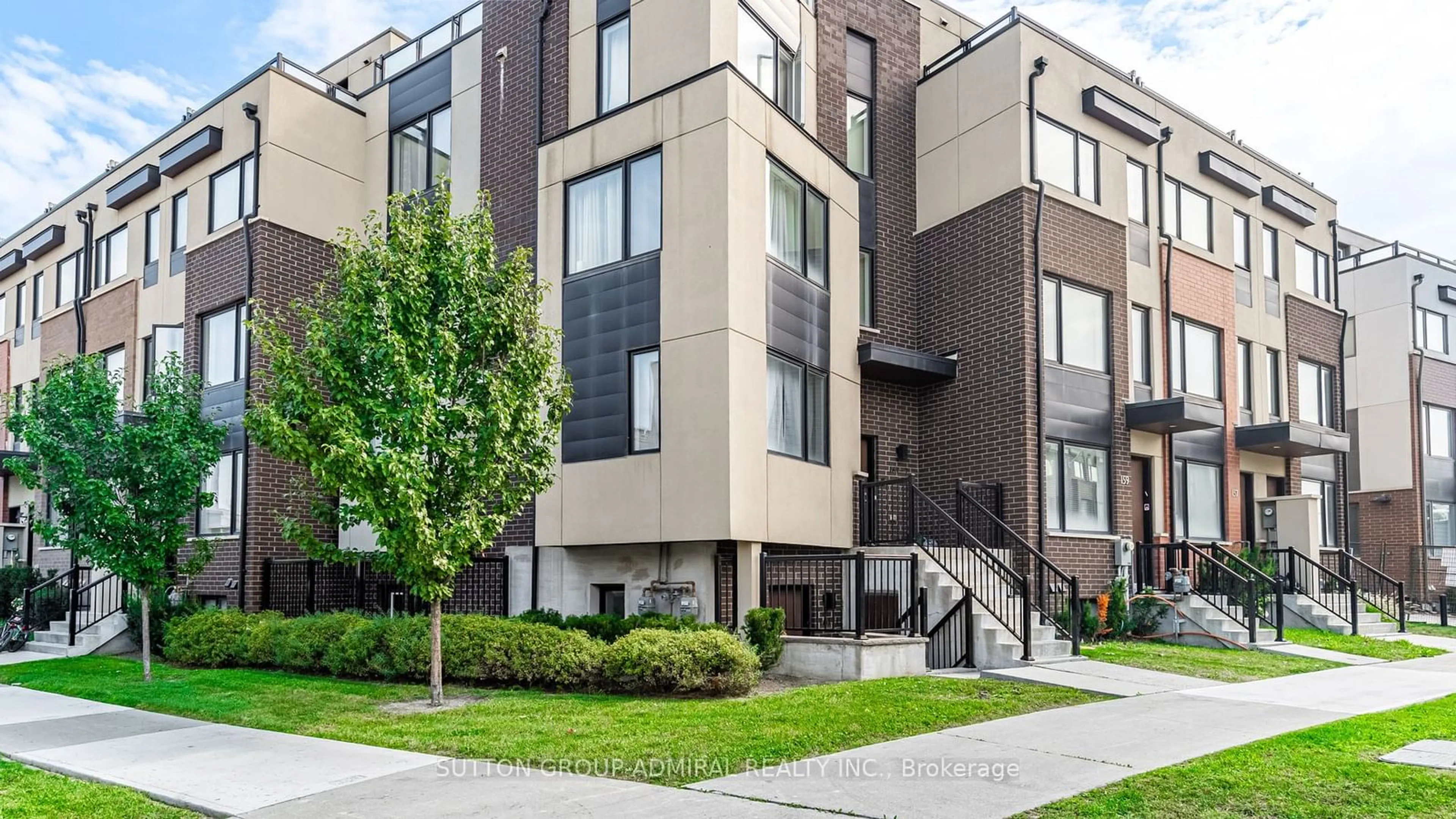 Home with brick exterior material, street for 161 Frederick Tisdale Dr #1, Toronto Ontario M3K 0B5