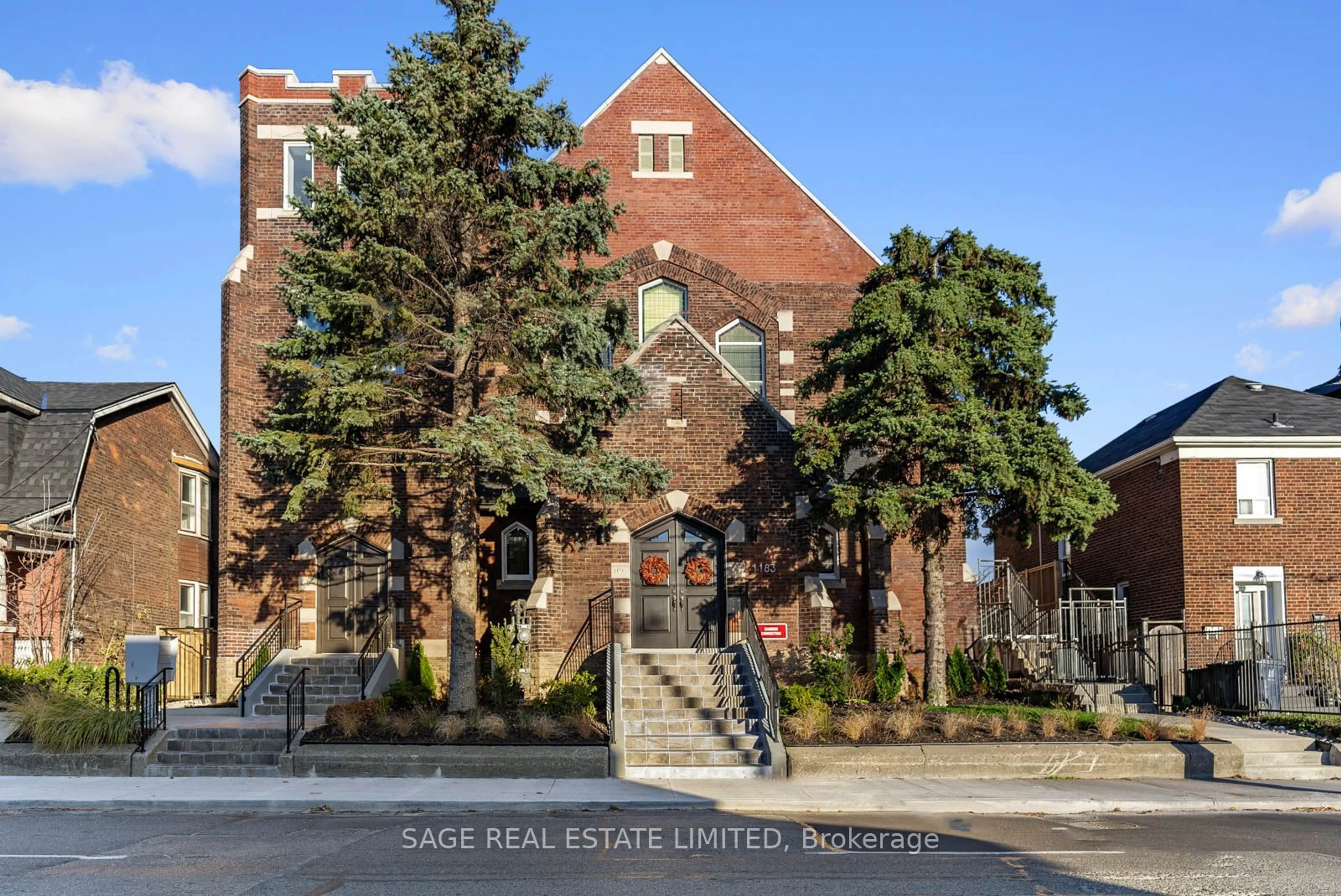 Home with brick exterior material, street for 1183 Dufferin St #108, Toronto Ontario M6H 4B7