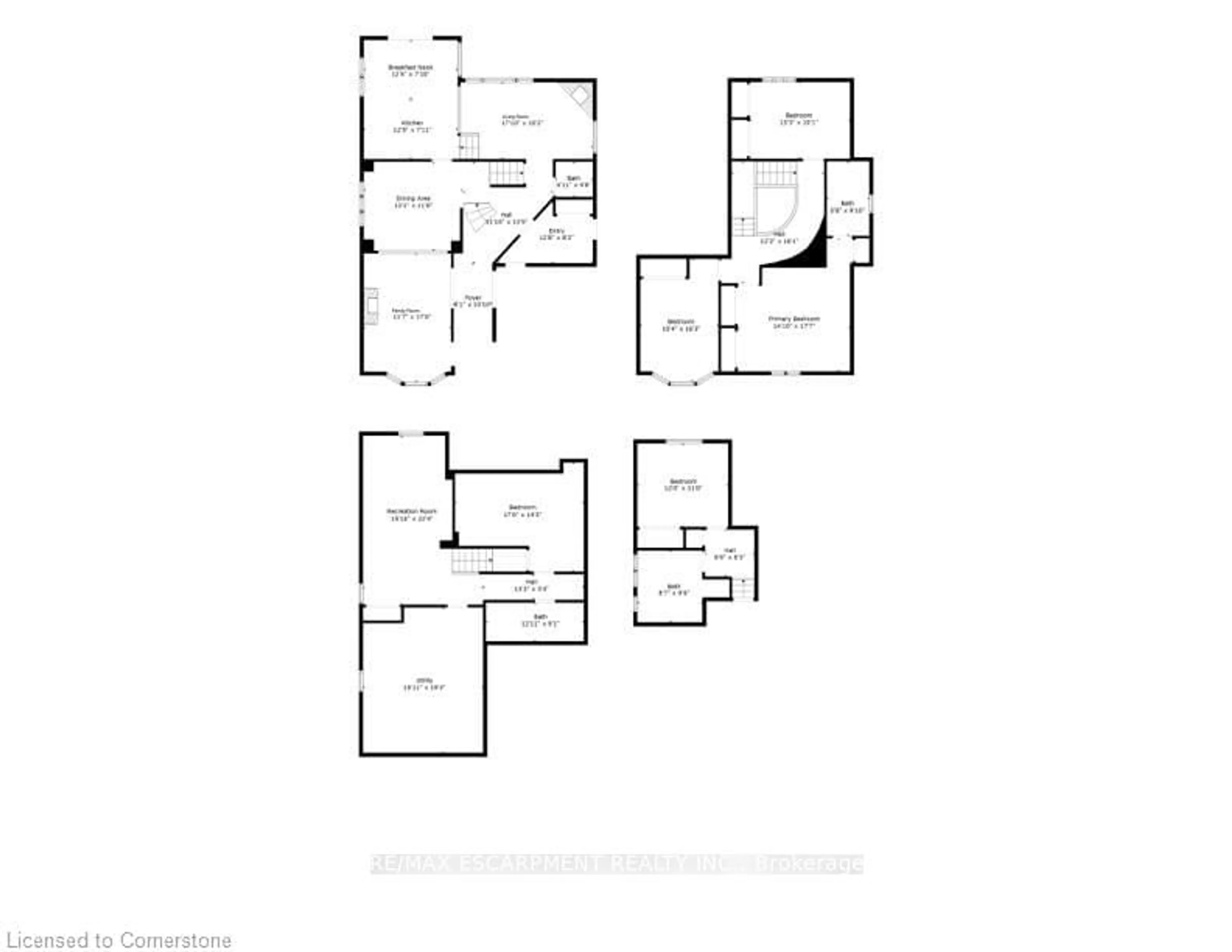 Floor plan for 2079 Hunters Wood Dr, Burlington Ontario L7M 2T1