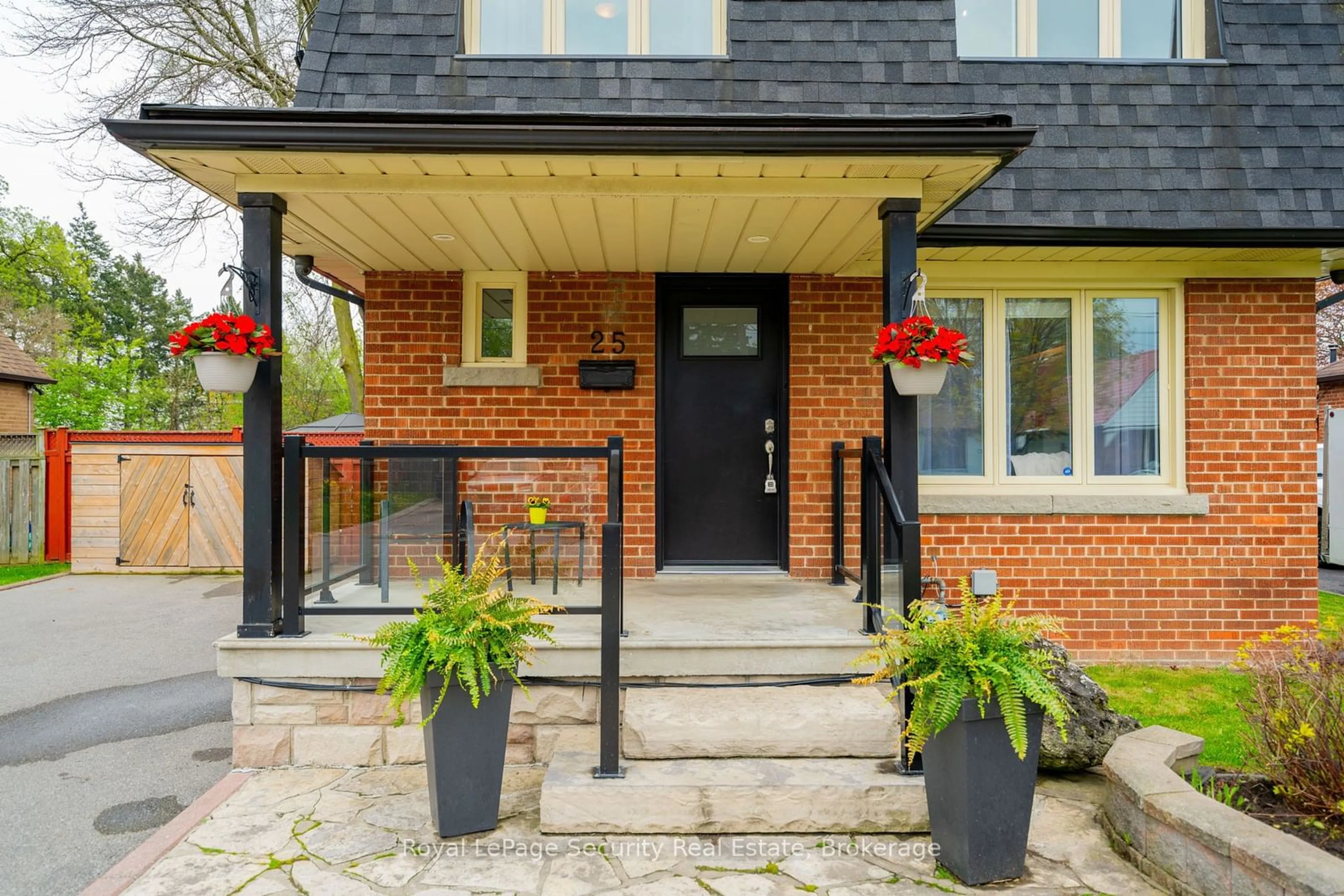 Home with brick exterior material, street for 25 Parkchester Rd, Toronto Ontario M6M 2S1