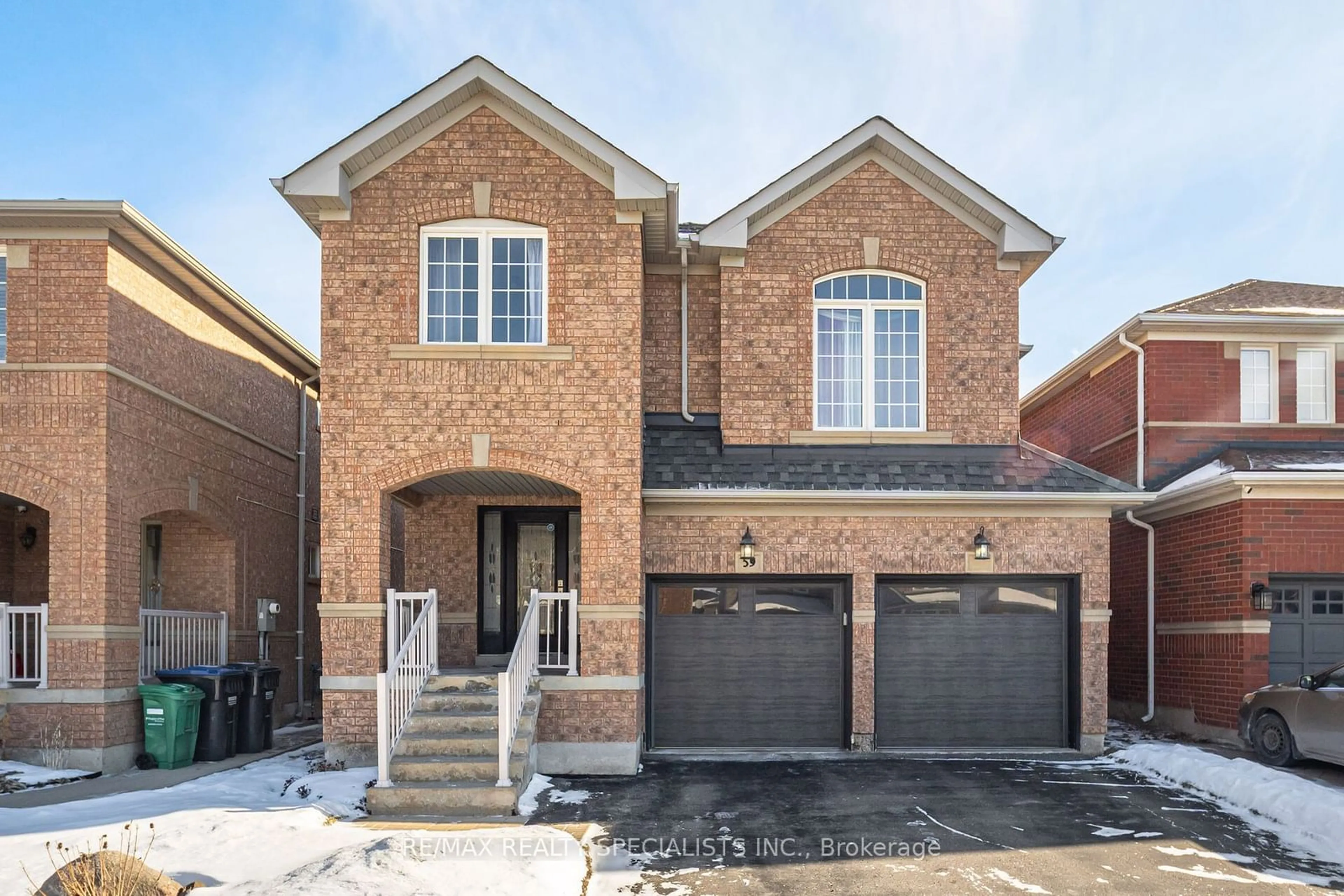 Home with brick exterior material, street for 59 Mccrimmon Dr, Brampton Ontario L7A 2Z5