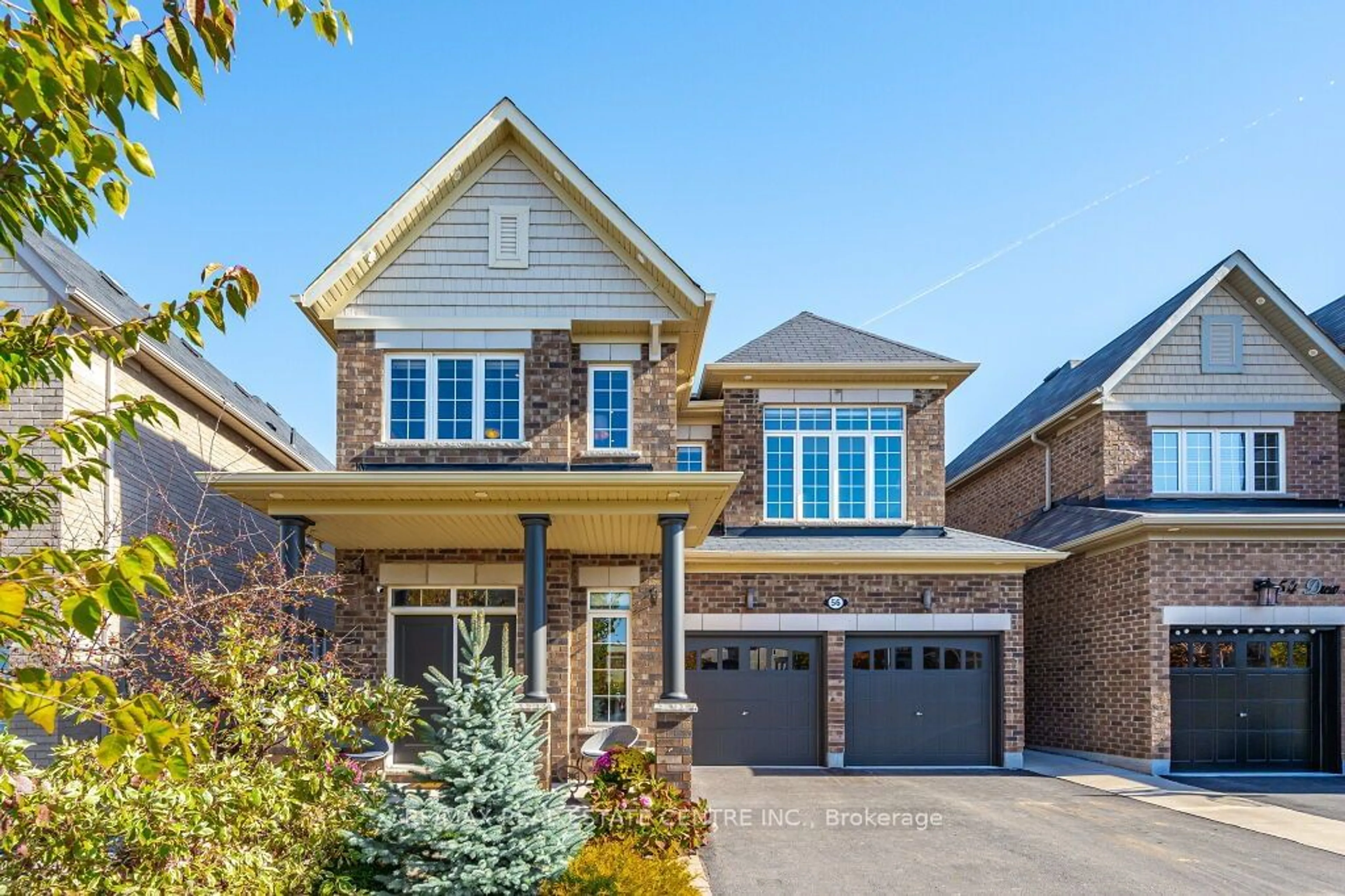 Home with brick exterior material, street for 56 Drew Brown Blvd, Orangeville Ontario L9W 6Z4