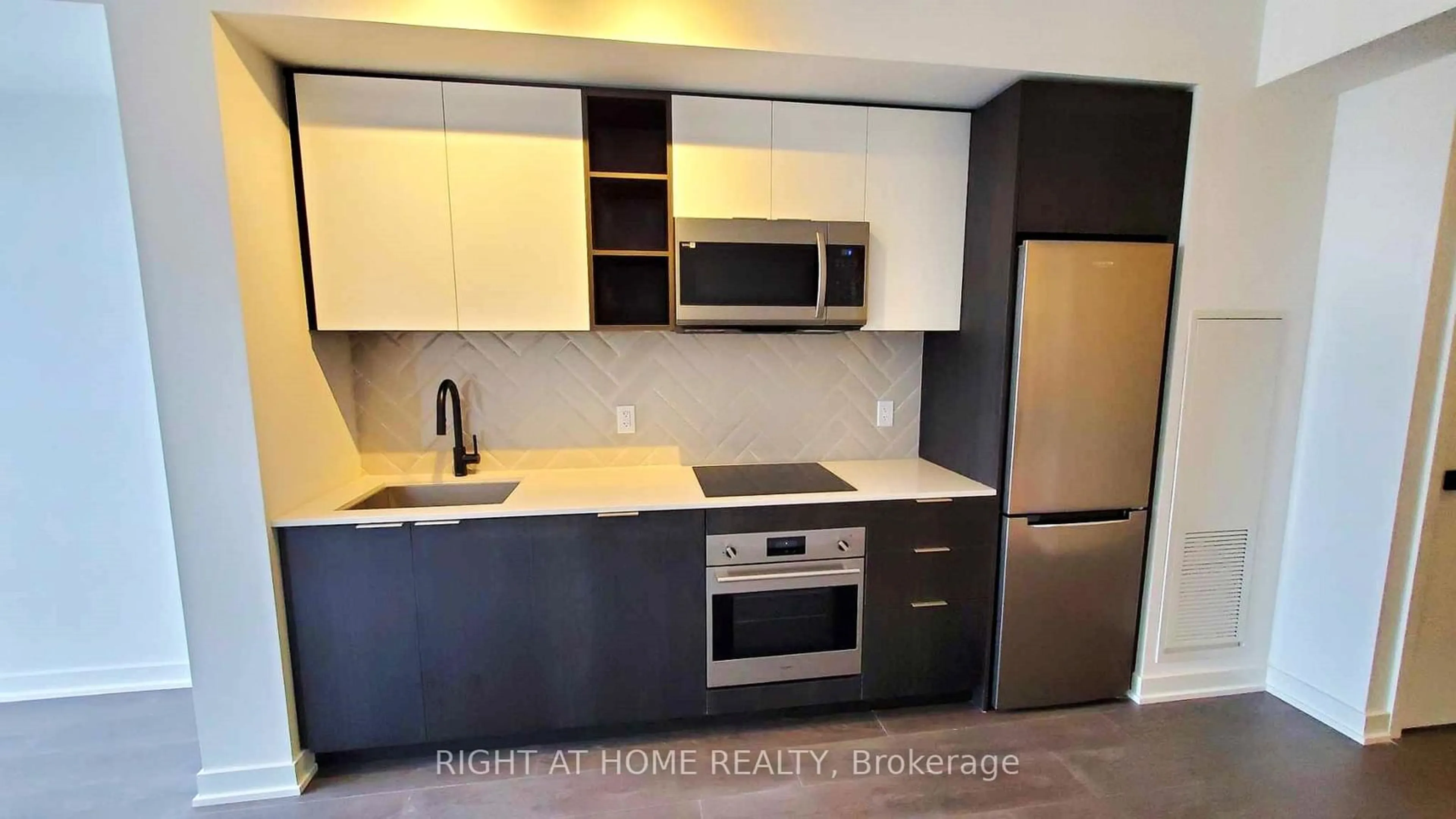 Standard kitchen, ceramic/tile floor for 36 Zorra St #1101, Toronto Ontario M8Z 0G5