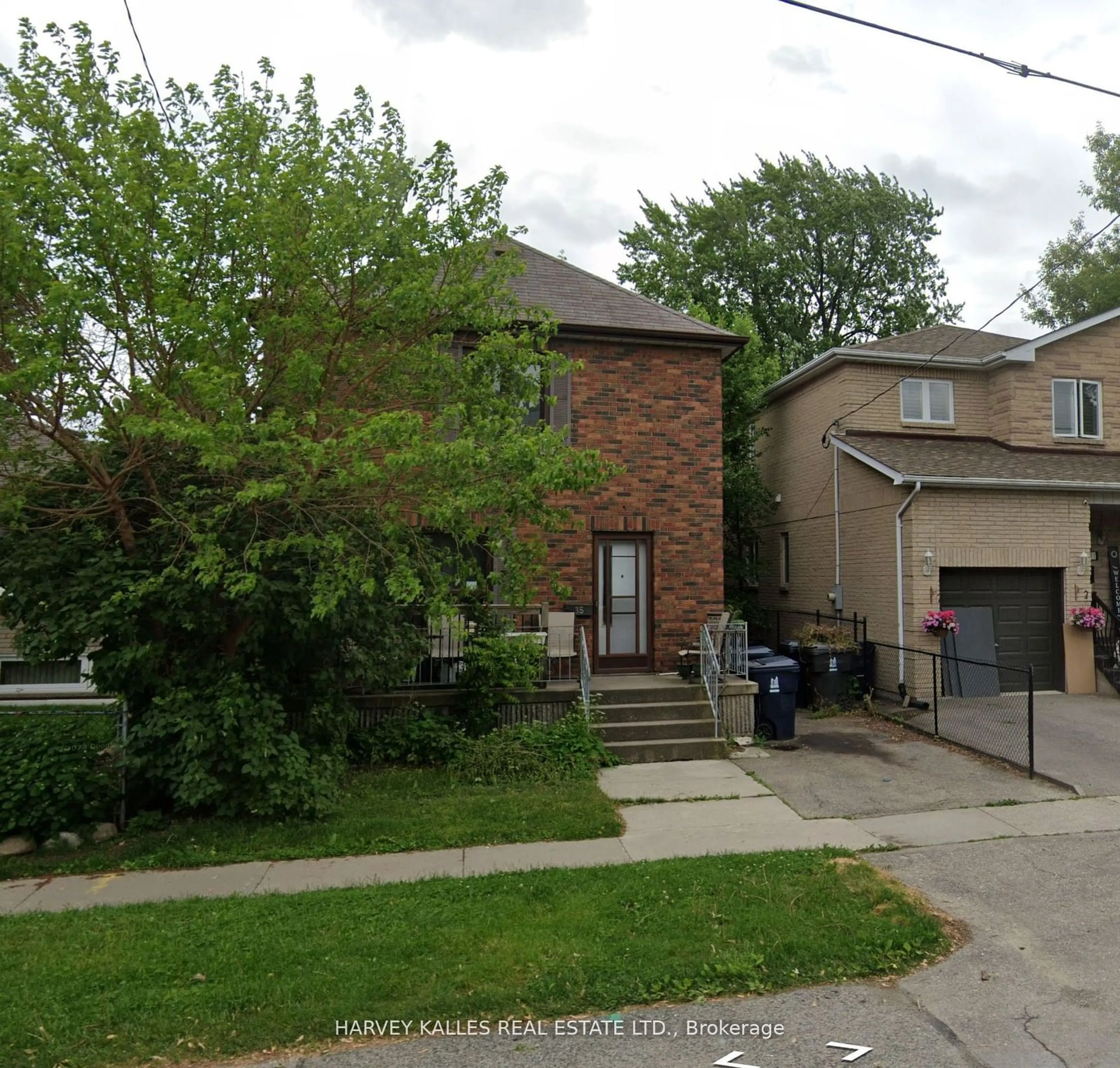 Home with brick exterior material, street for 35 Albright Ave, Toronto Ontario M8W 1W9