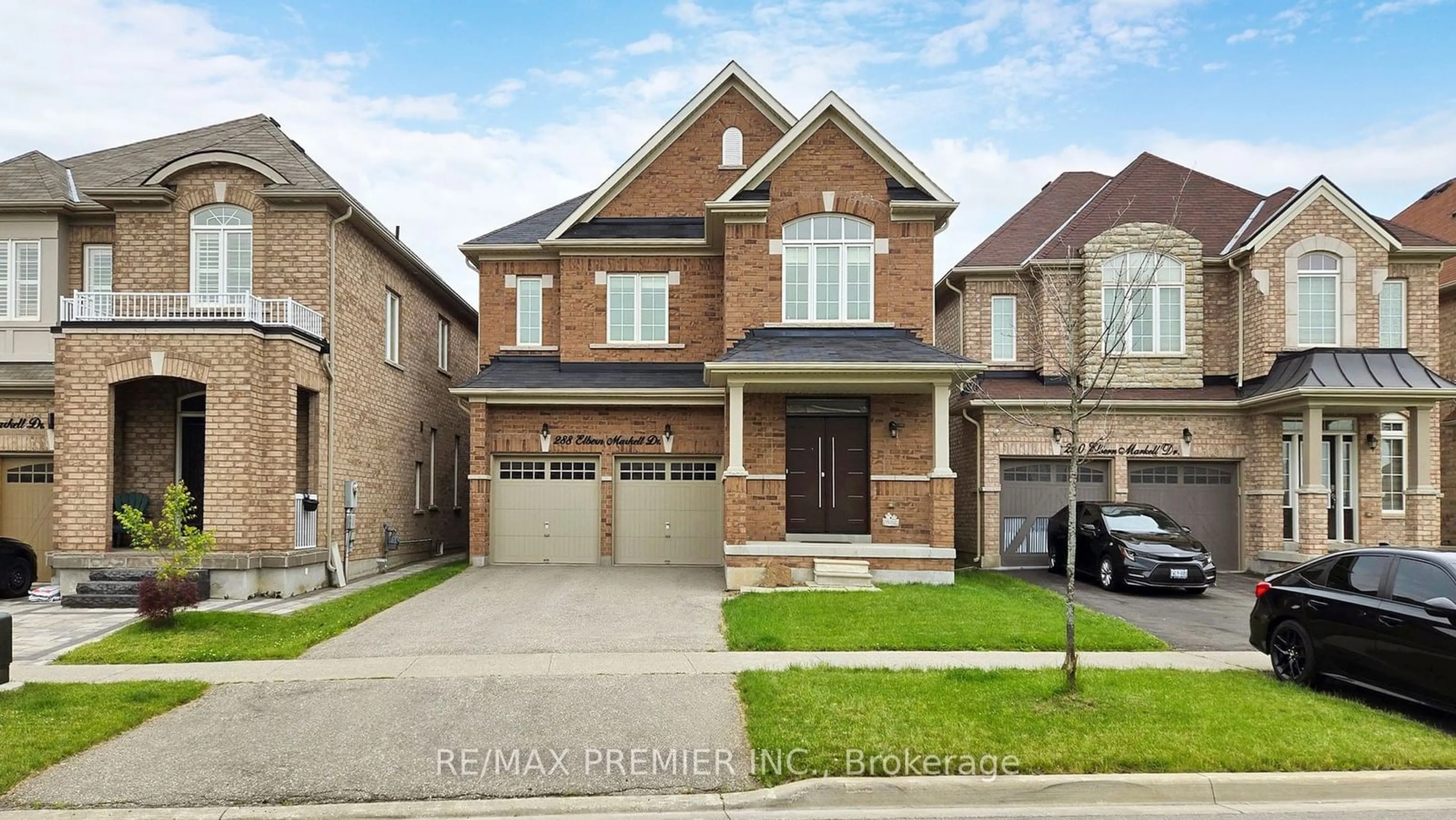 Home with brick exterior material, street for 288 Elbern Markell Dr, Brampton Ontario L6X 5K9