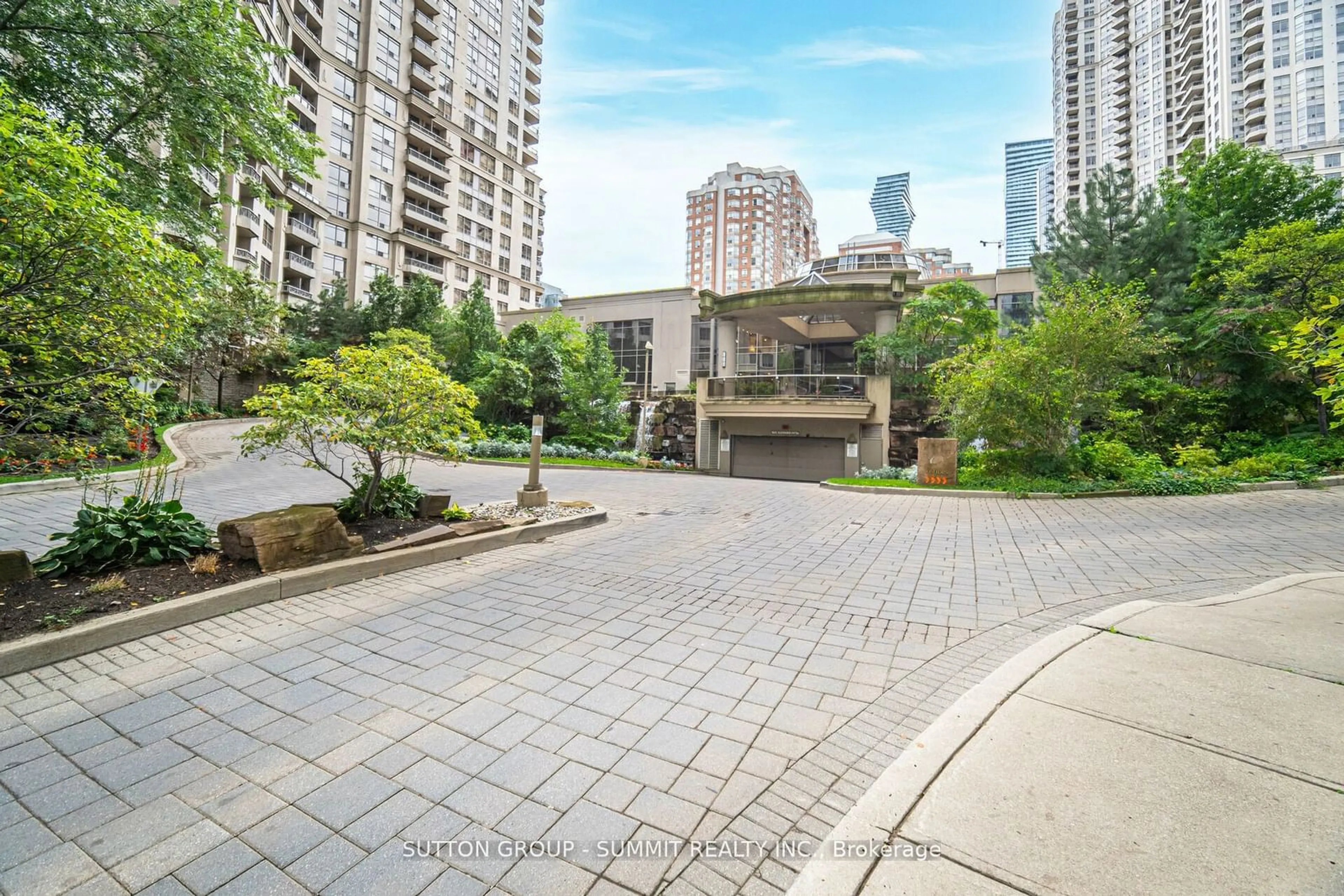 Patio, city buildings view from balcony for 3880 Duke Of York Blvd #409, Mississauga Ontario L5B 4M7