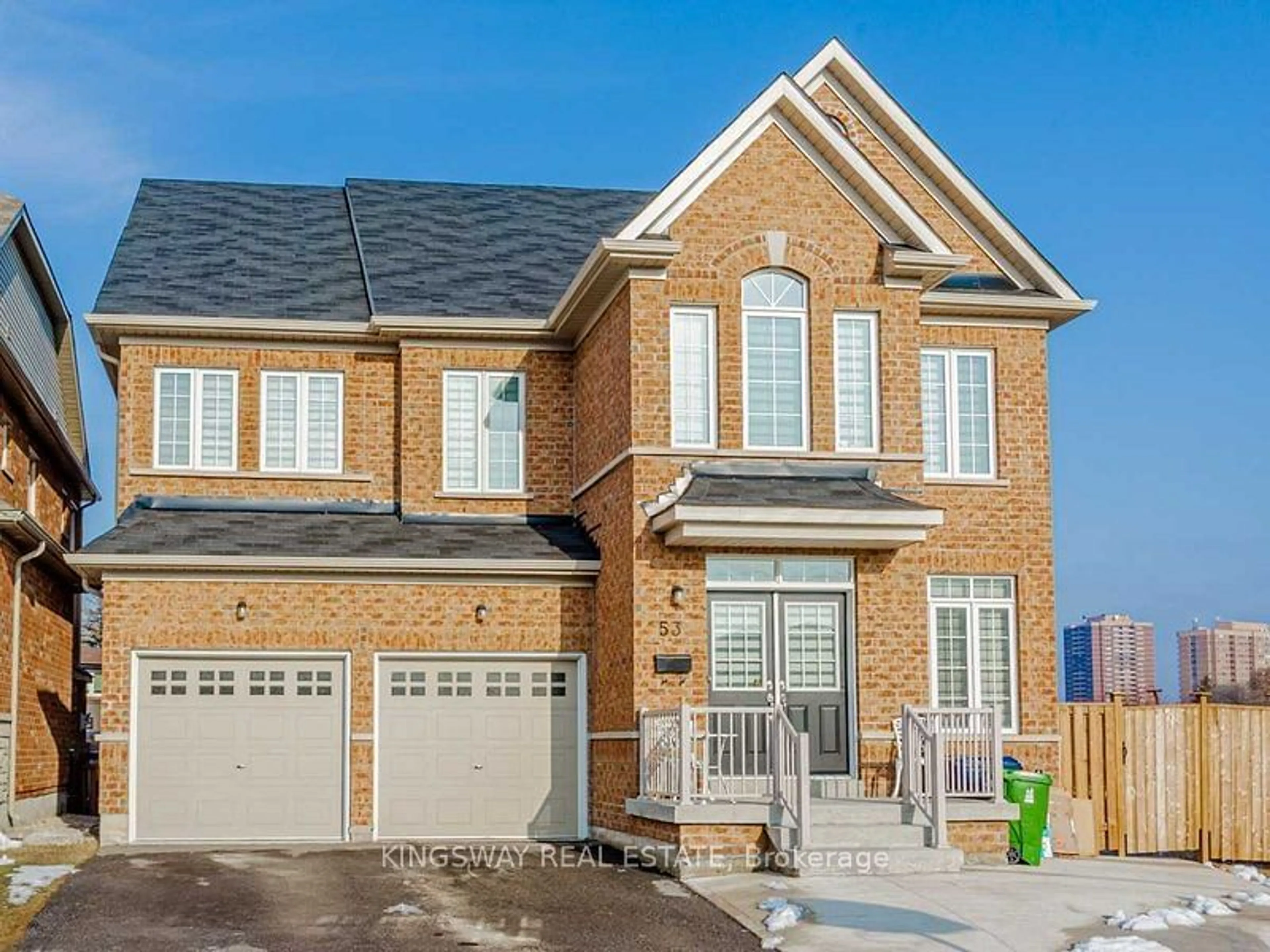 Home with brick exterior material, street for 53 Fred Young Dr, Toronto Ontario M3L 0A1