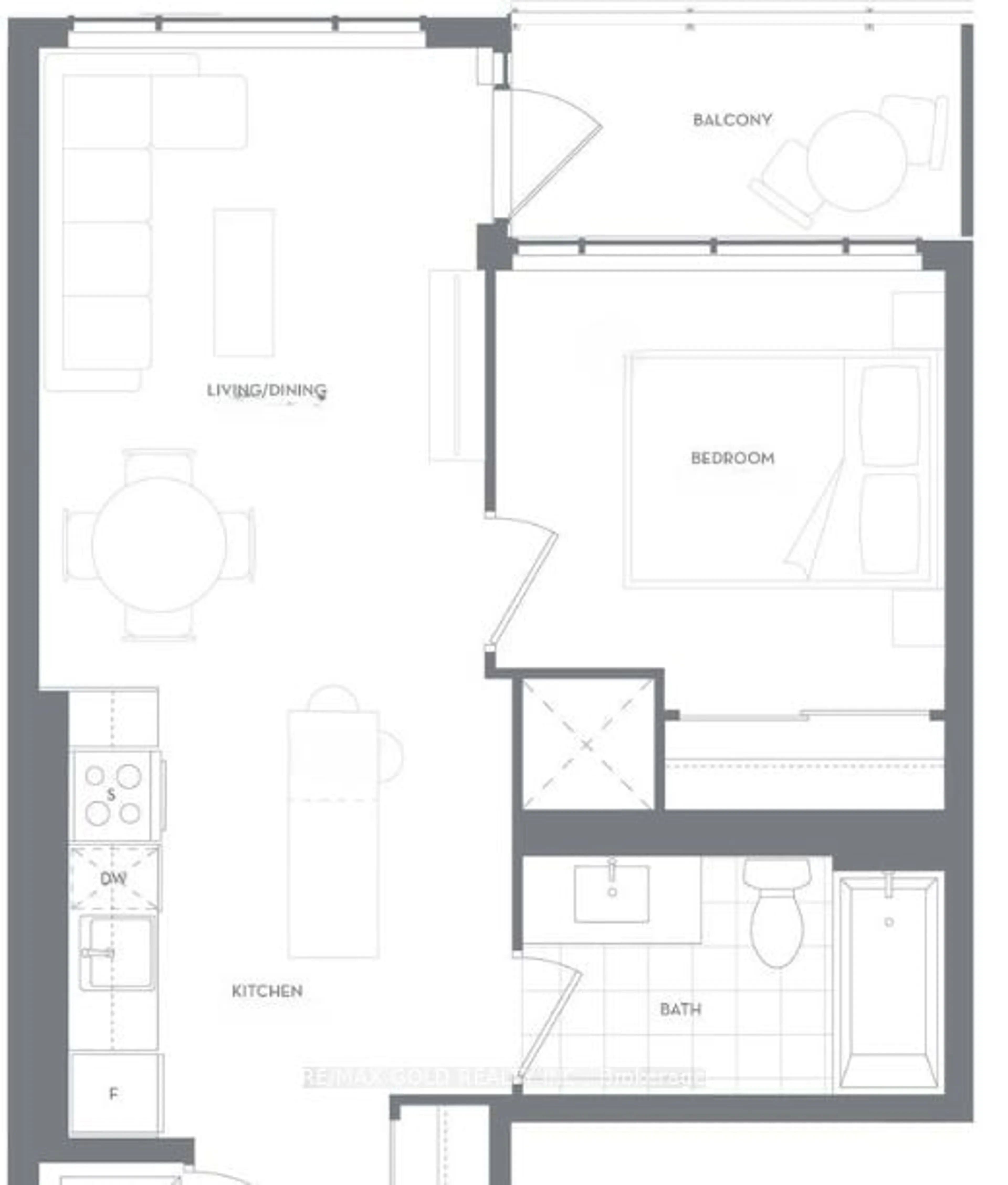 Floor plan for 8010 Derry Rd #1505, Milton Ontario L9T 9N3