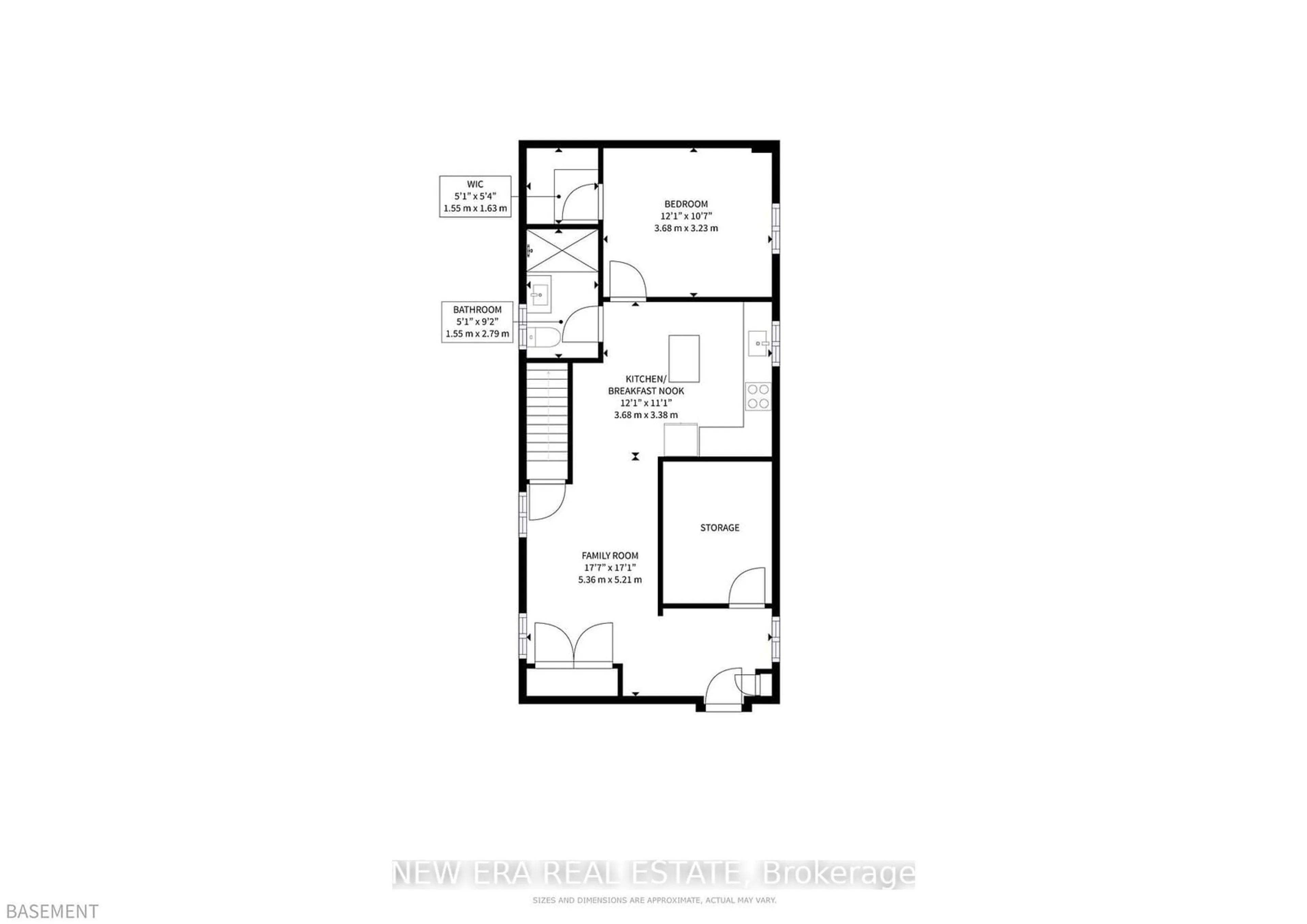 Floor plan for 291 Gilbert Ave, Toronto Ontario M6E 4W8