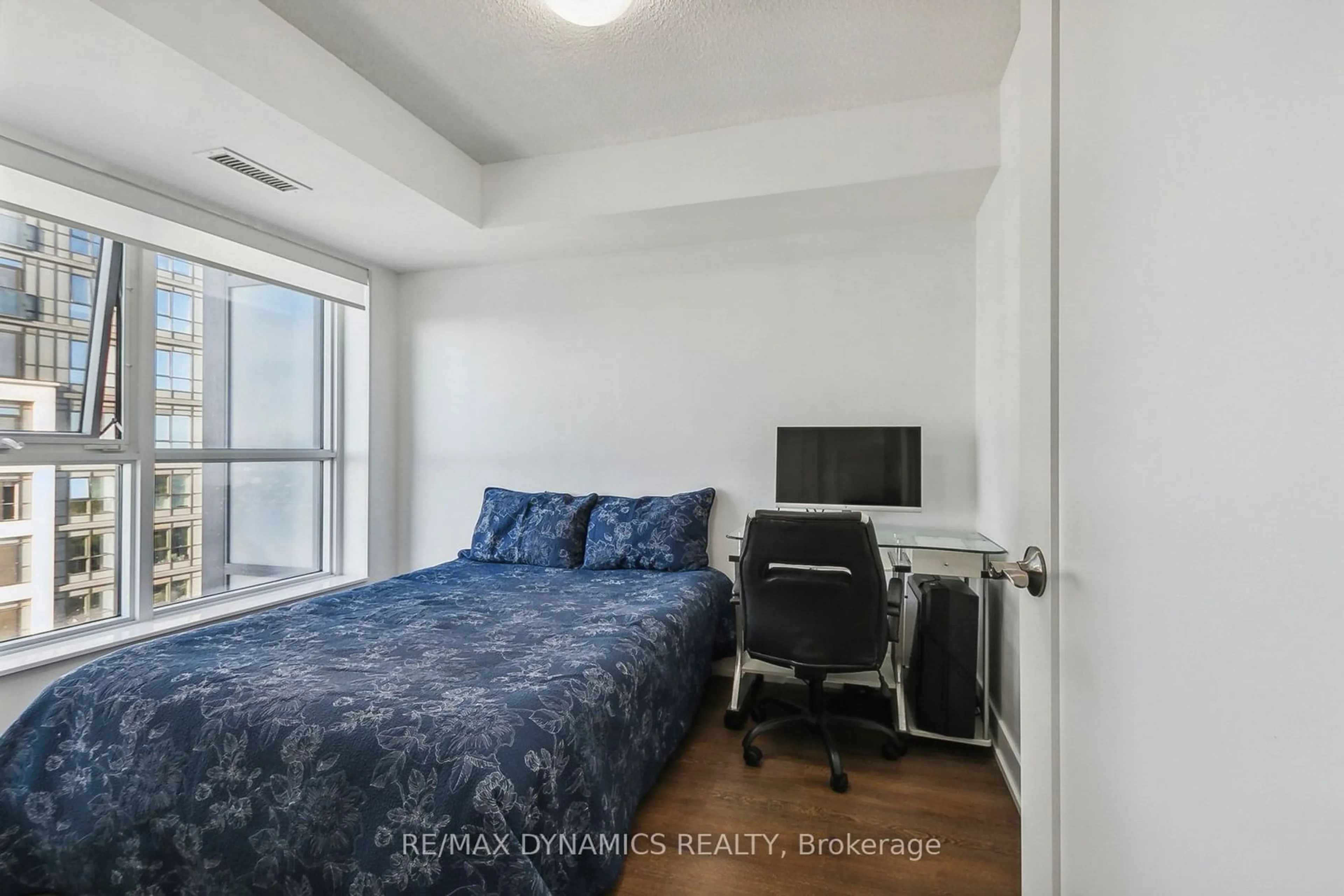 Bedroom with bed, unknown for 7 Mabelle Ave #2801, Toronto Ontario M9A 0C9