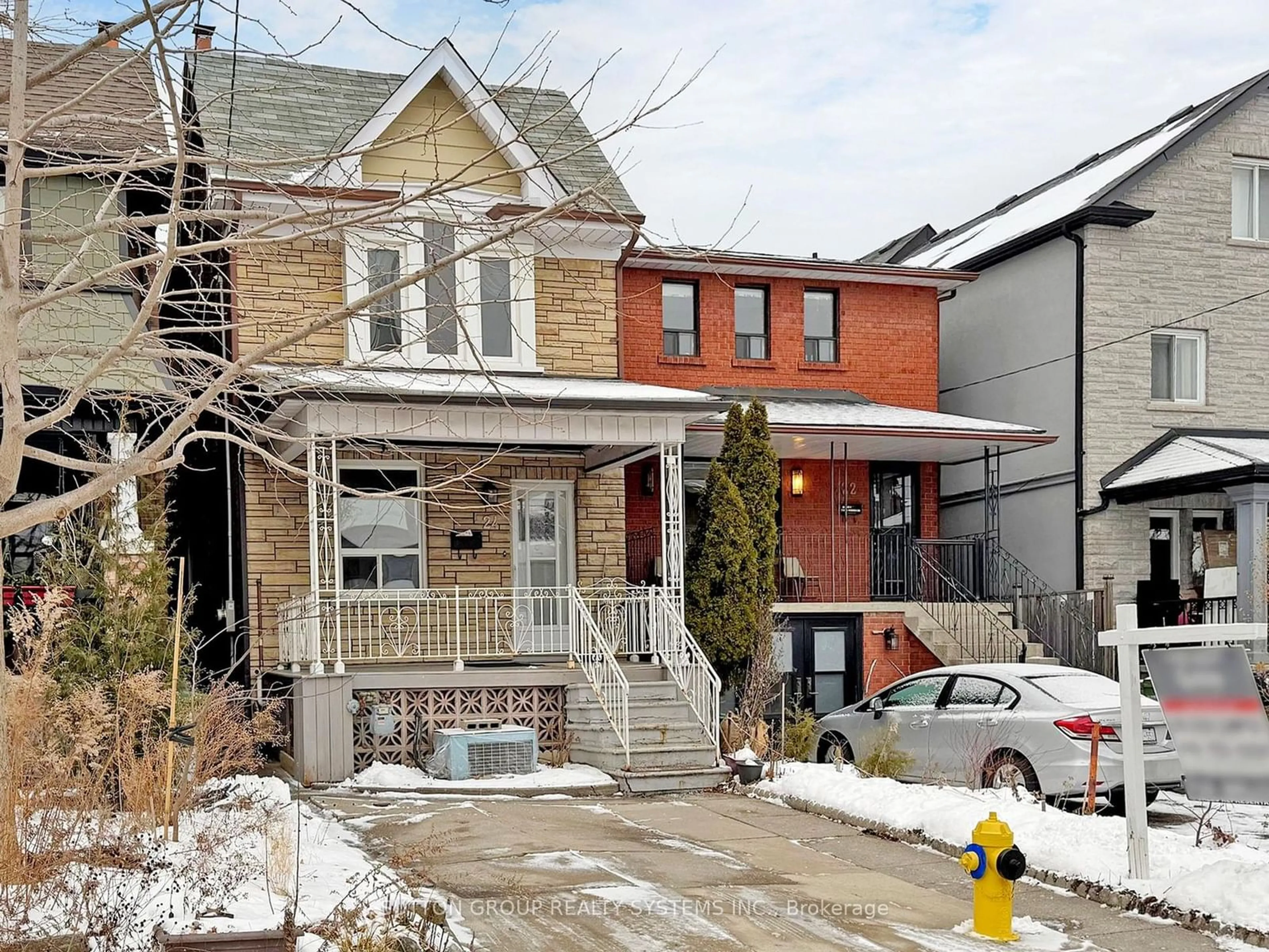 Home with brick exterior material, street for 24 Norton Ave, Toronto Ontario M6E 1E2