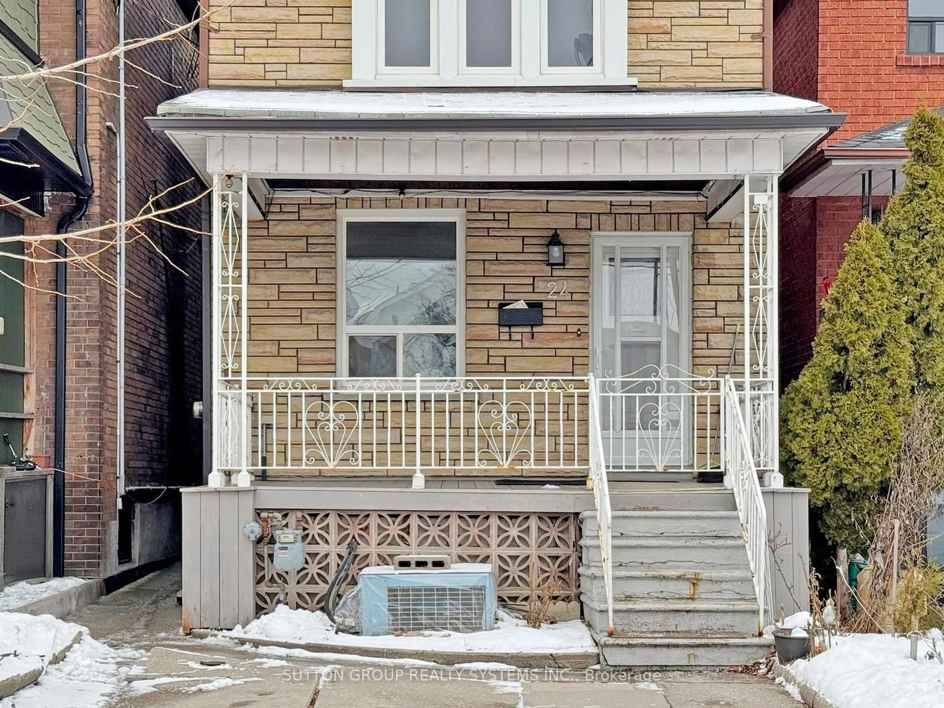 Home with brick exterior material, street for 24 Norton Ave, Toronto Ontario M6E 1E2