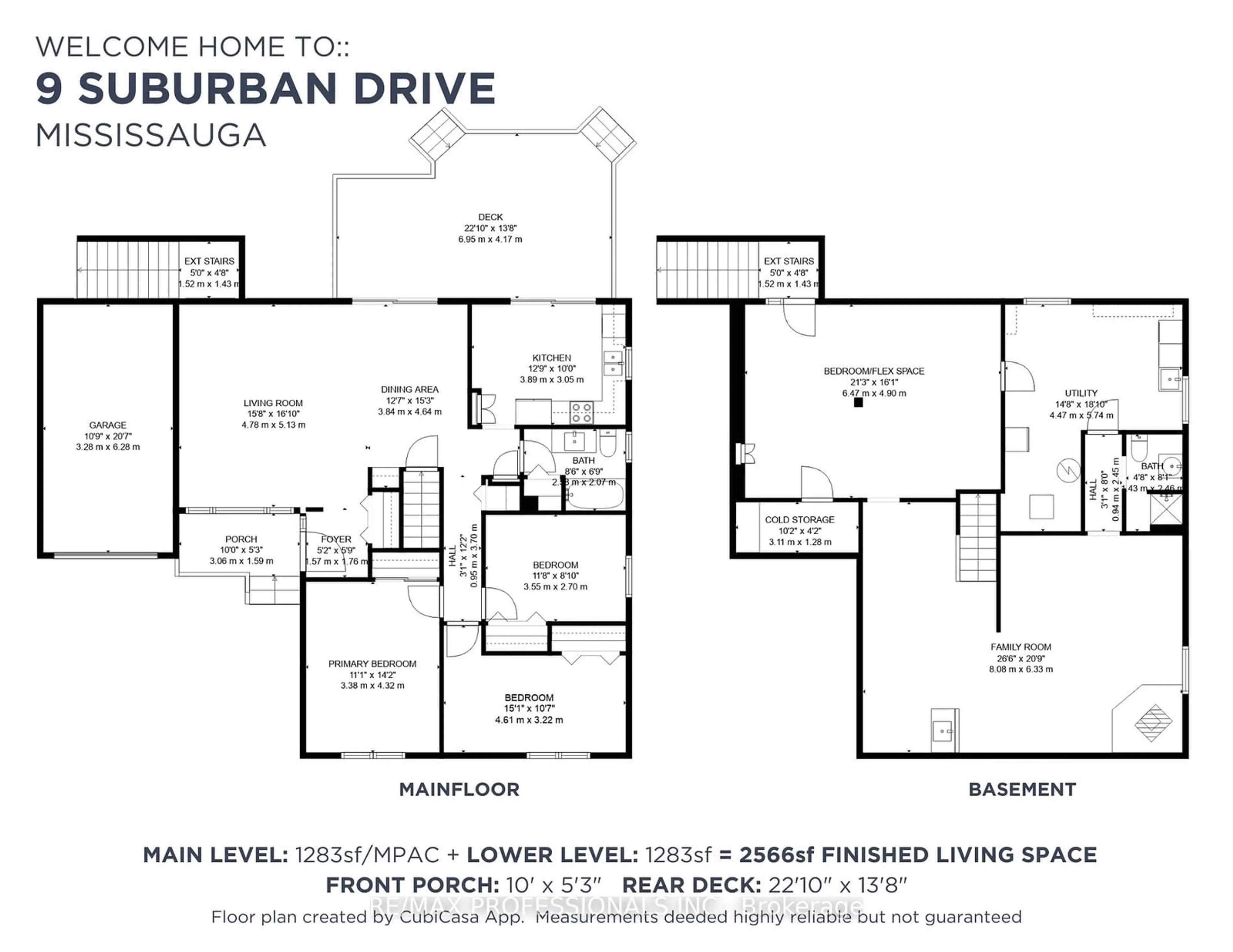 Floor plan for 9 Suburban Dr, Mississauga Ontario L5N 1G4