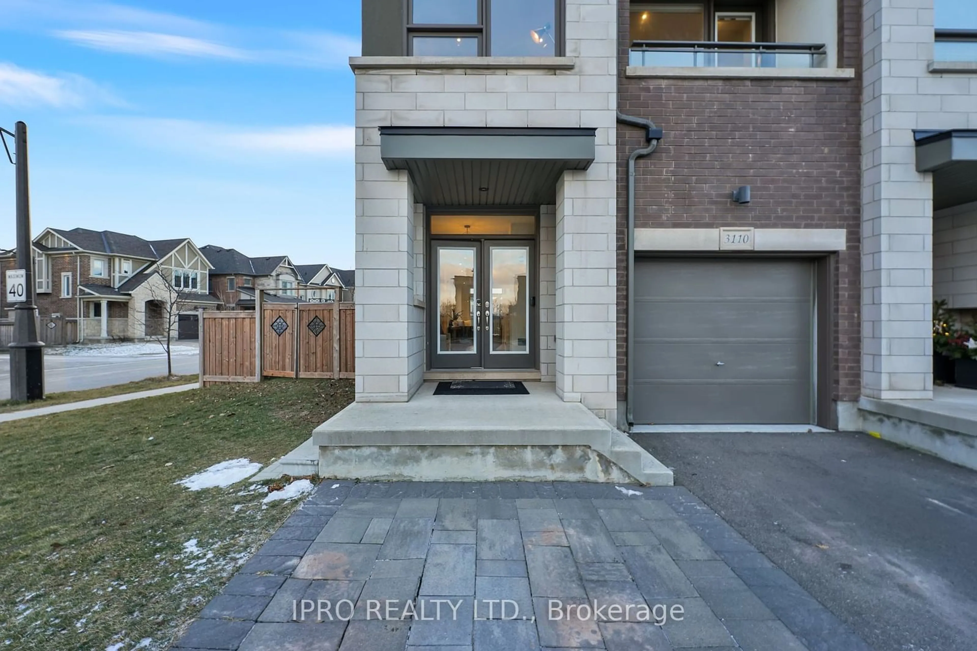 Home with brick exterior material, street for 3110 Ernest Appelbe Blvd, Oakville Ontario L6H 0M8