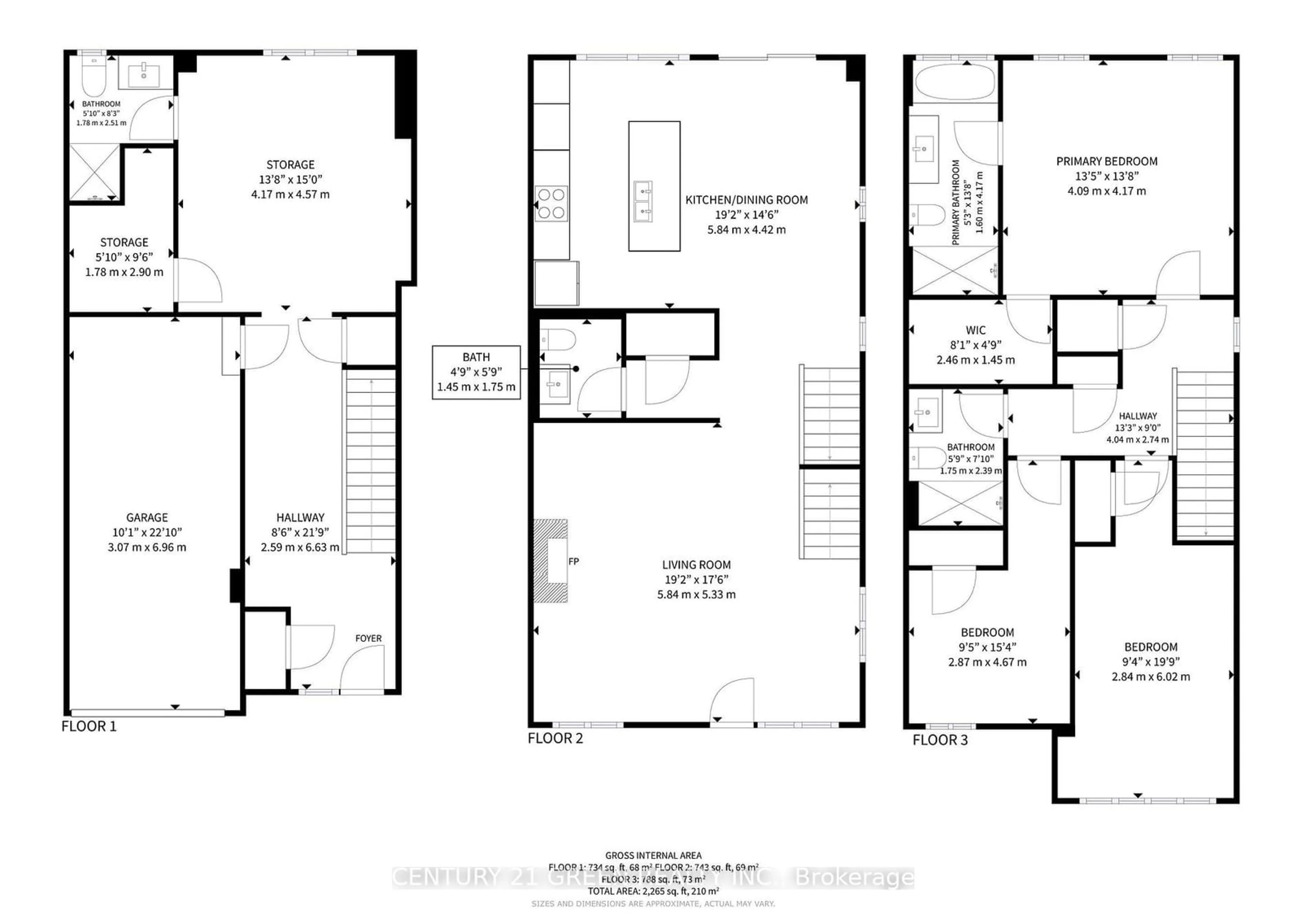 Floor plan for 212 Fowley Dr, Oakville Ontario L6H 0P4