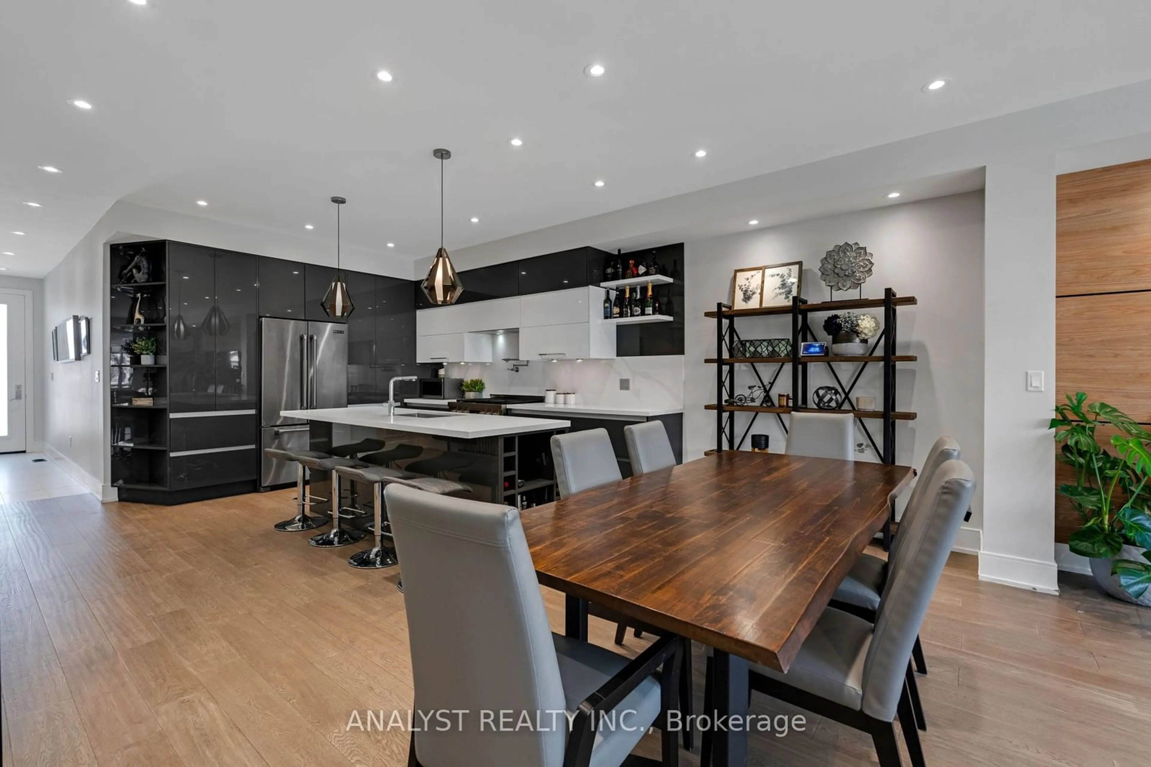 Open concept kitchen, unknown for 272A Beta St, Toronto Ontario M8W 4J1