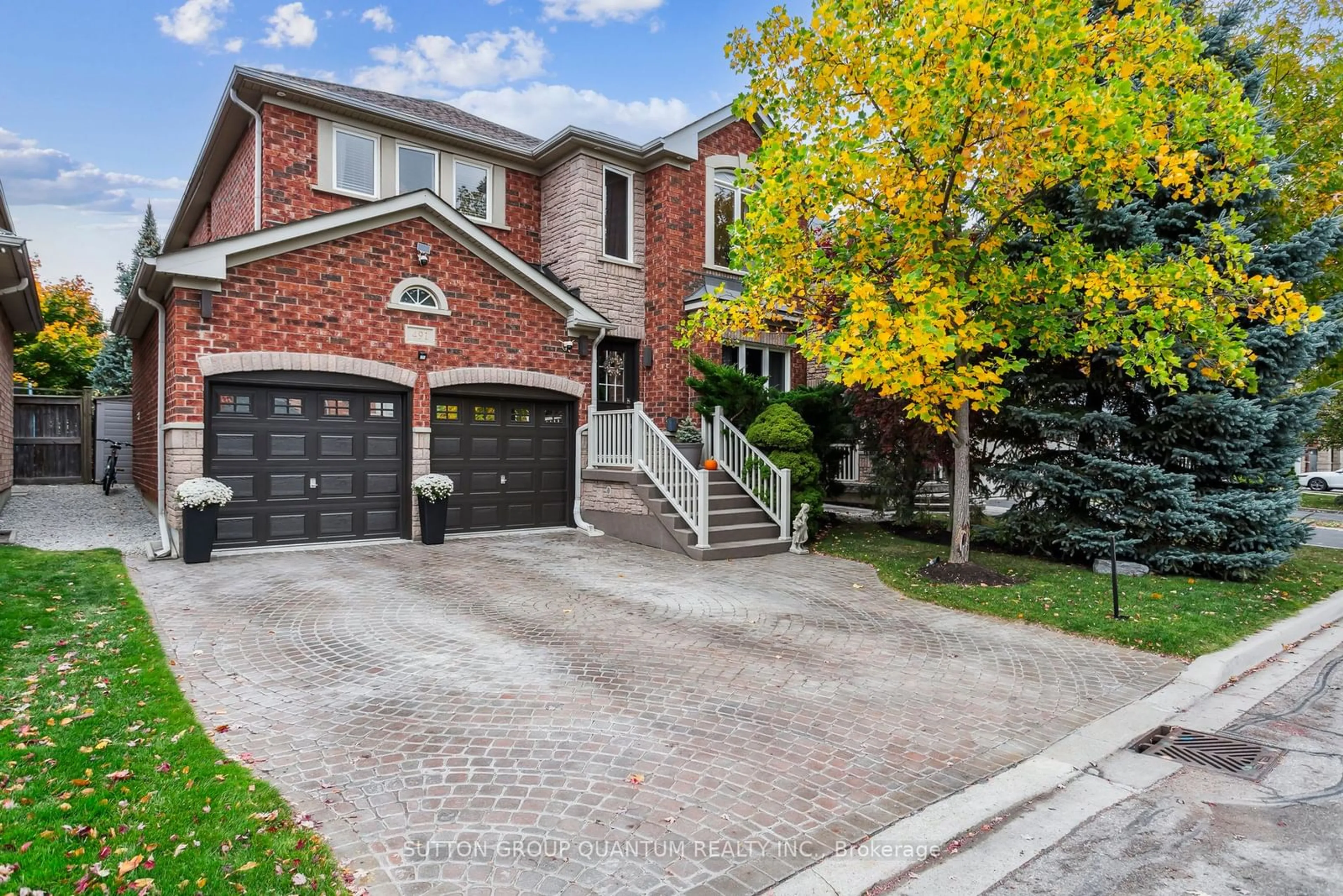 Home with brick exterior material, street for 491 Pettit Tr, Milton Ontario L9T 6N9