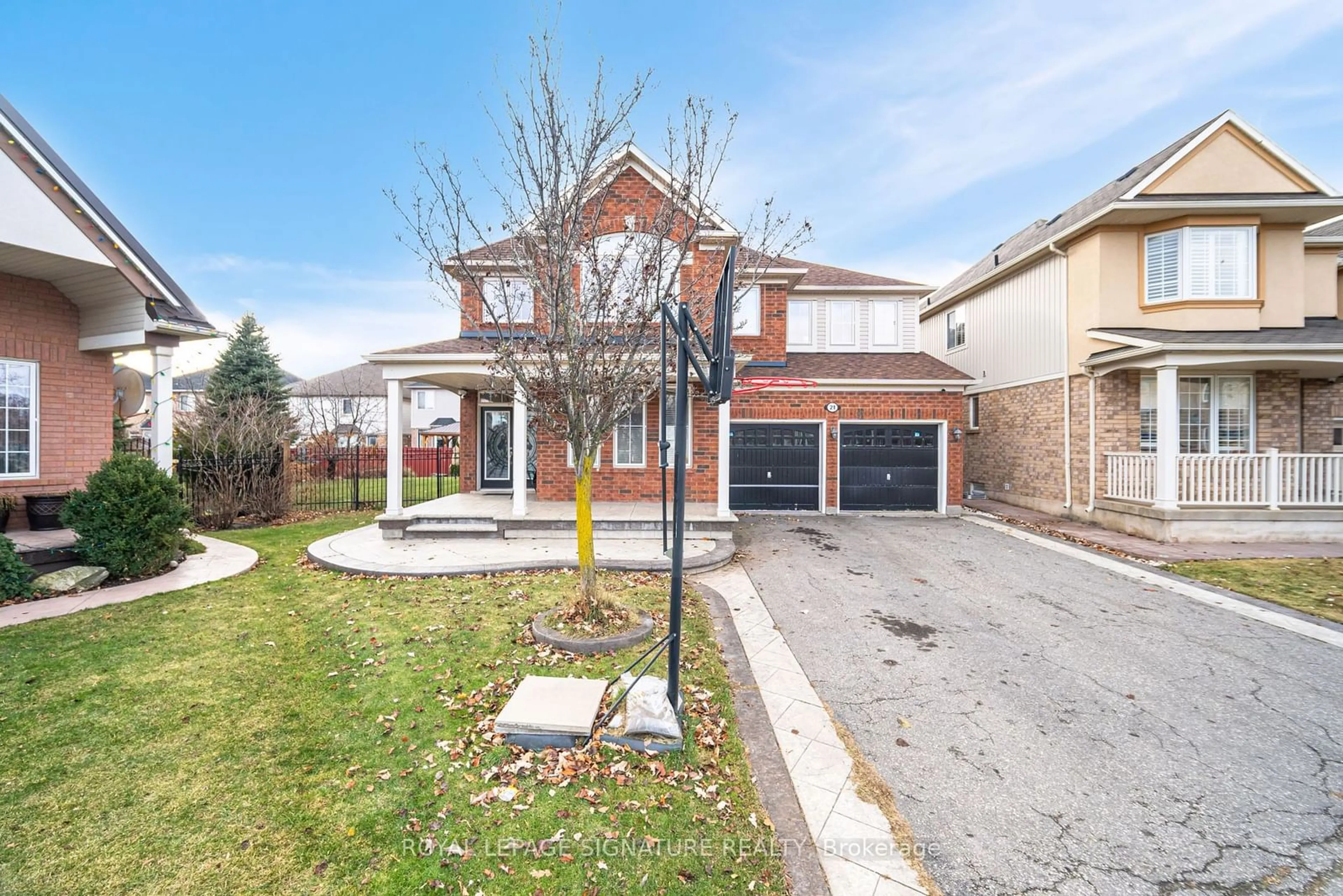 Home with brick exterior material, street for 21 Alboreto Way, Brampton Ontario L6X 0N5