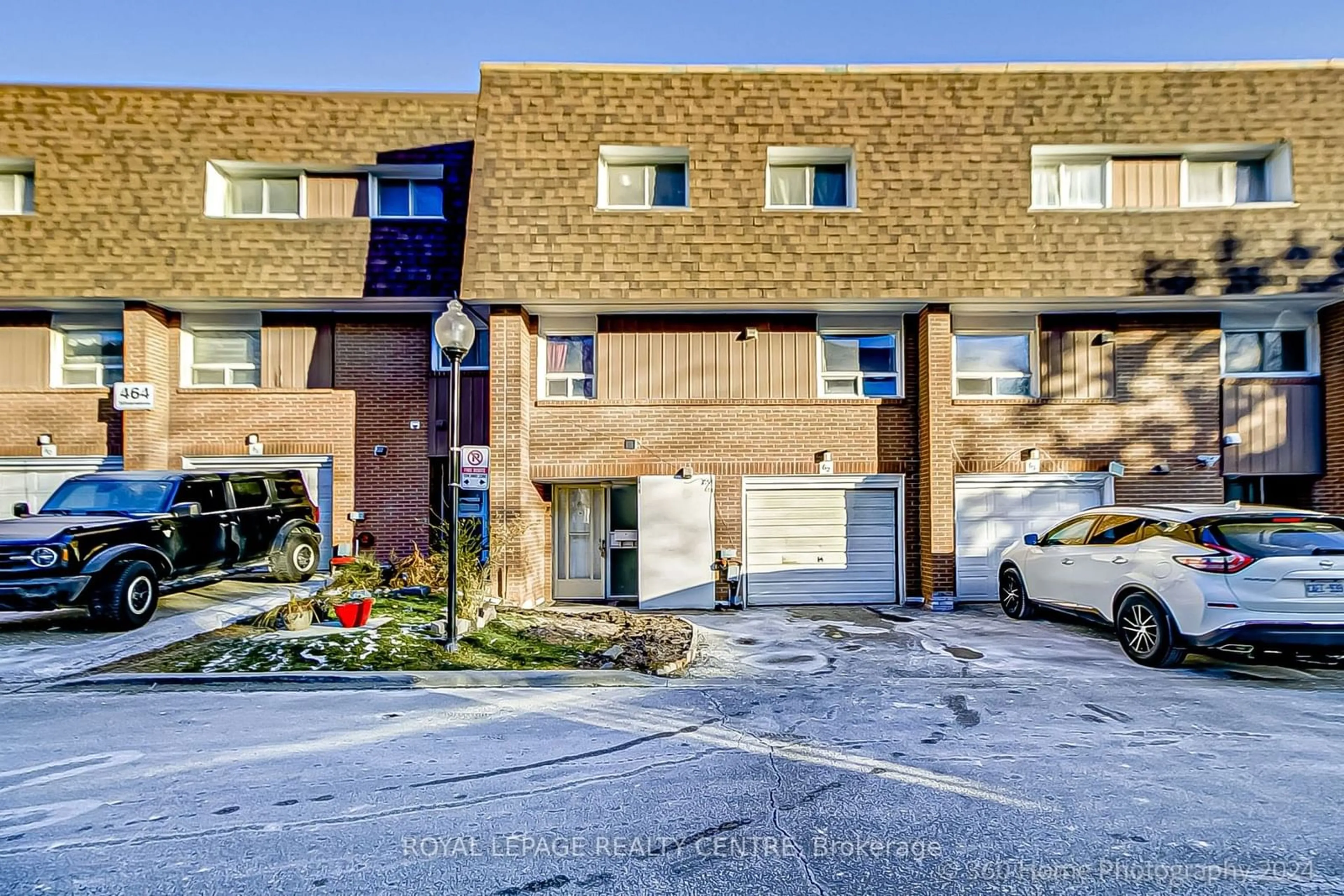 A pic from outside/outdoor area/front of a property/back of a property/a pic from drone, street for 464 Silverstone Dr #62, Toronto Ontario M9V 3K8