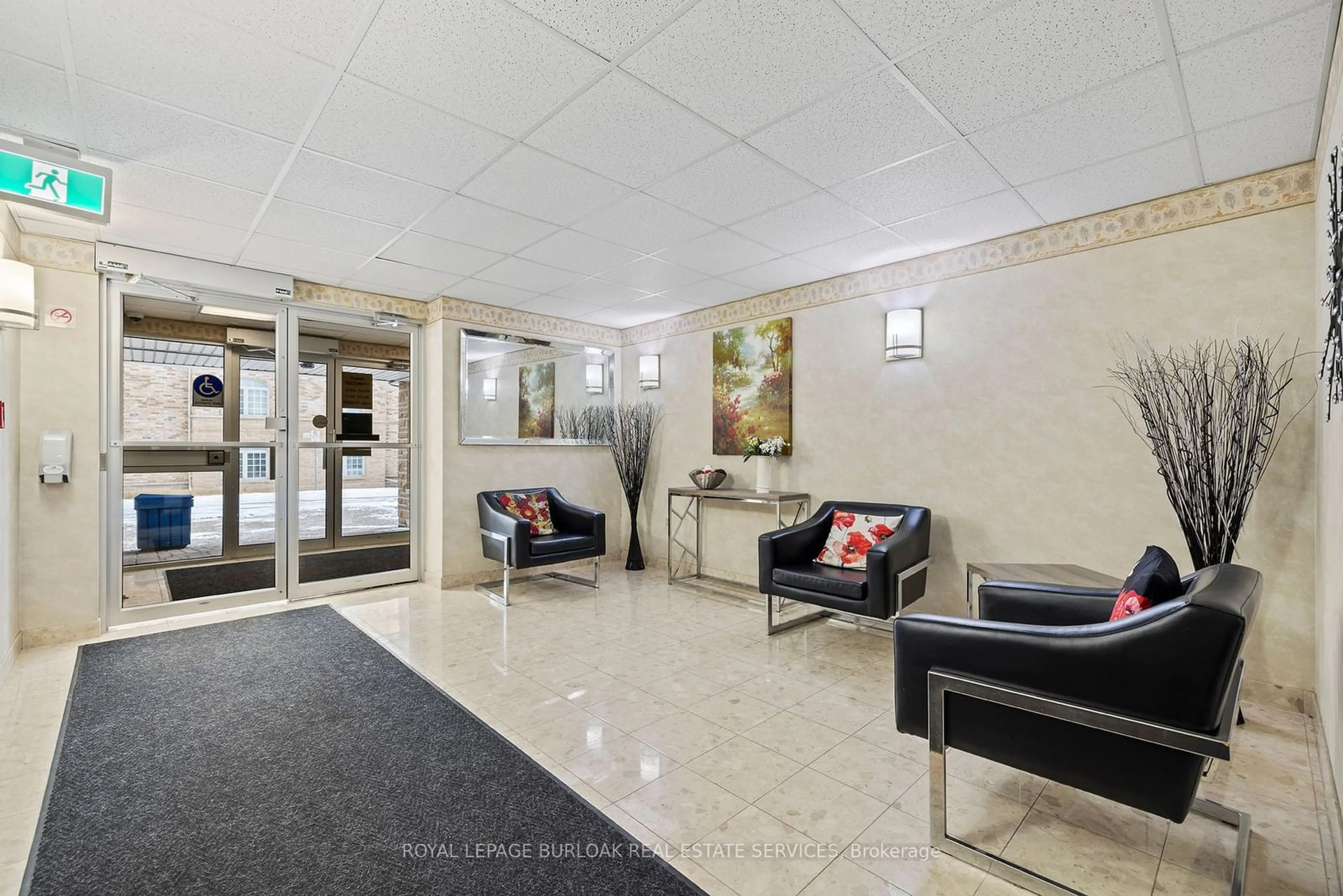 Lobby for 216 Plains Rd #A406, Burlington Ontario L7T 4K8