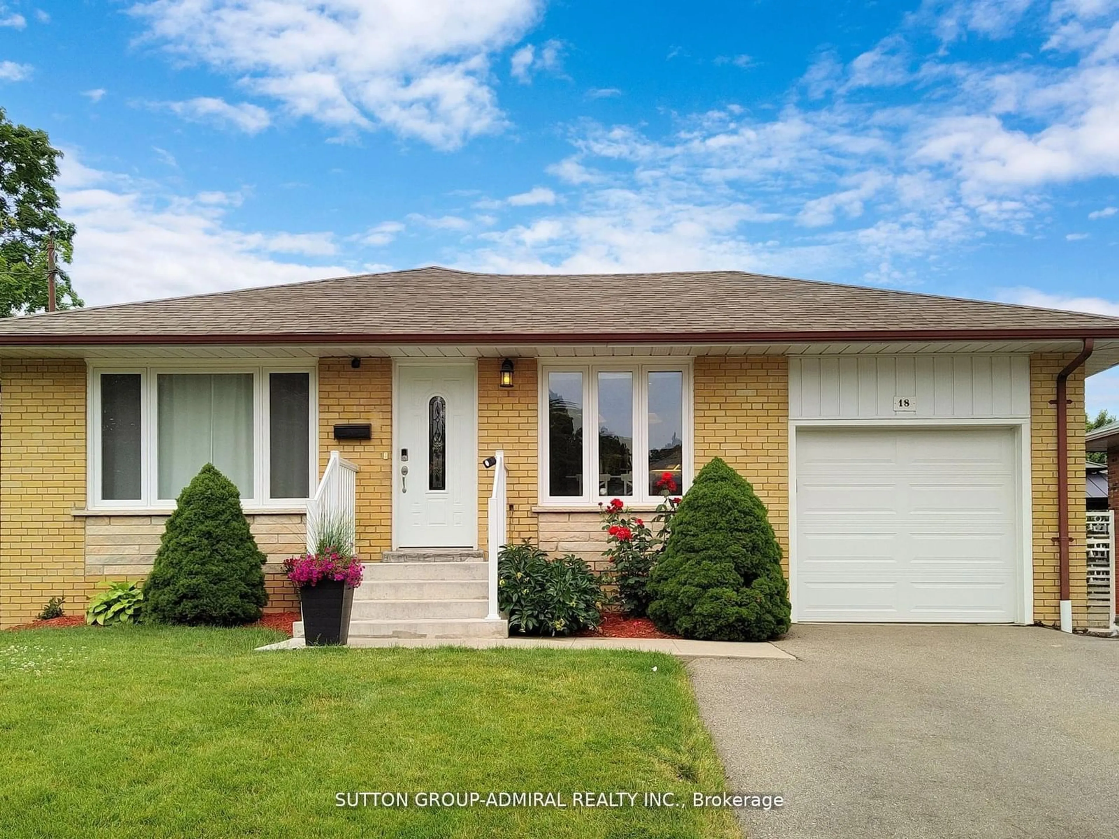 Home with brick exterior material, street for 18 Ludstone Dr, Toronto Ontario M9R 2H9