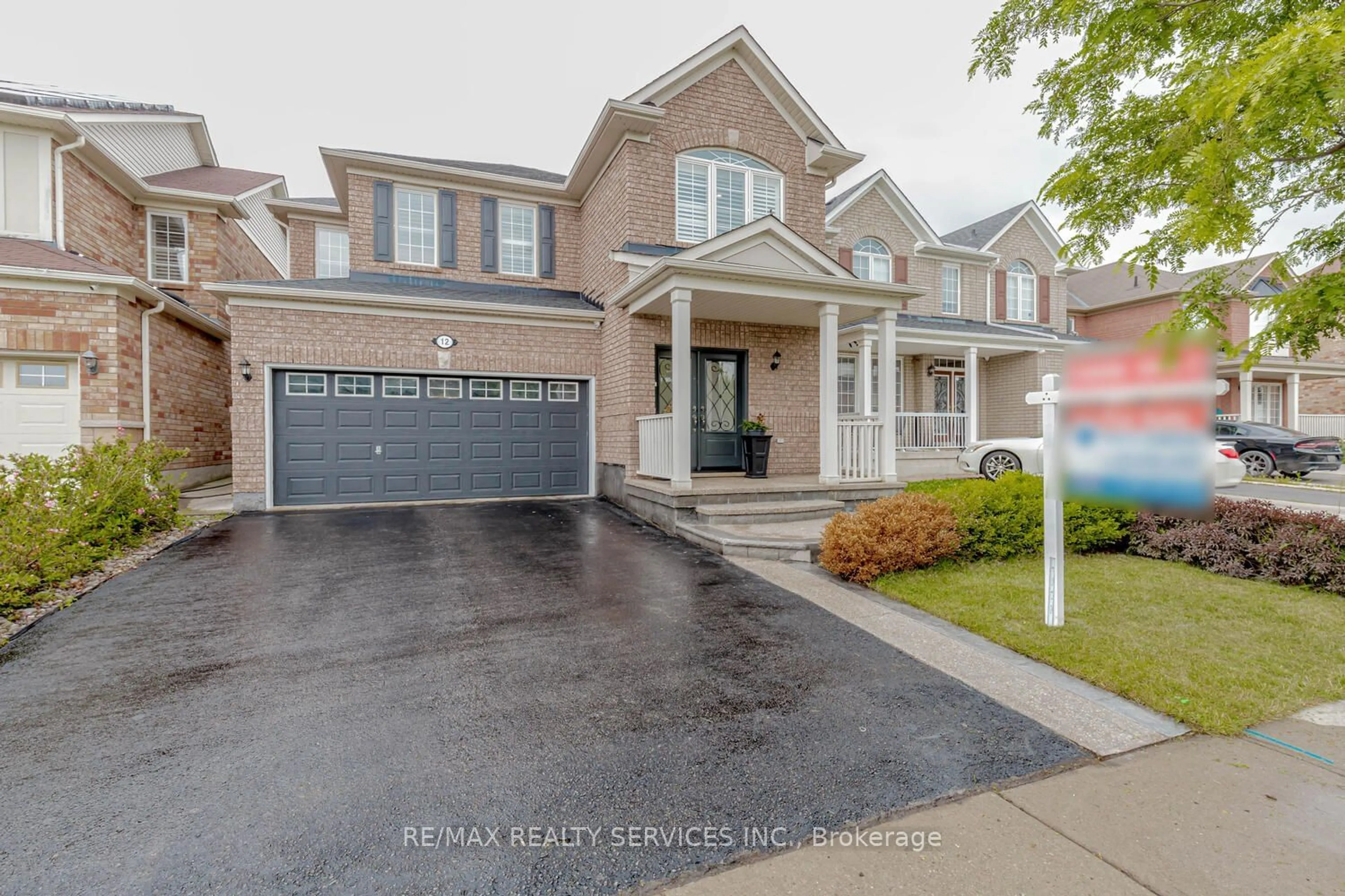 Home with brick exterior material, street for 12 Benmore Cres, Brampton Ontario L6P 2S8