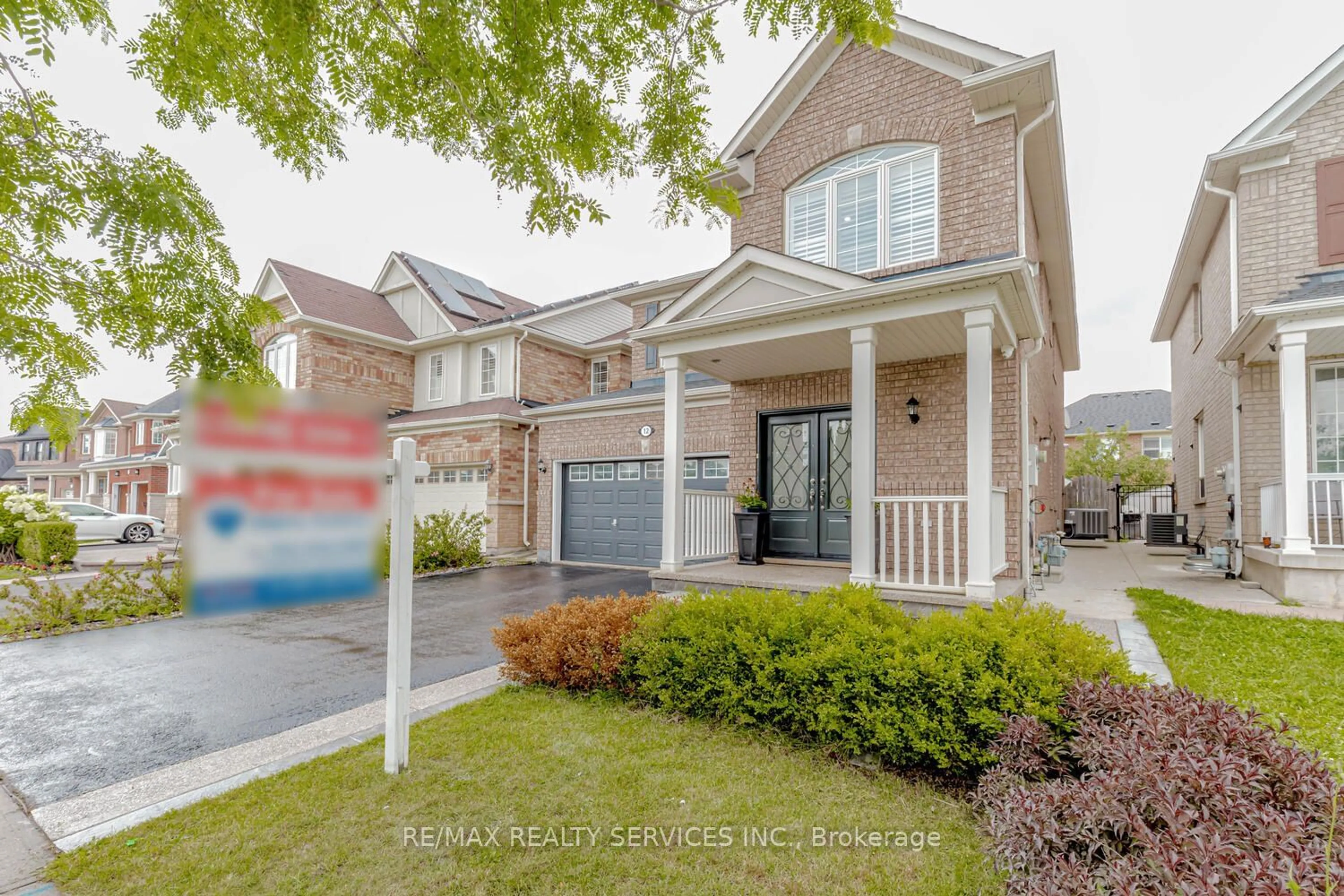 Home with brick exterior material, street for 12 Benmore Cres, Brampton Ontario L6P 2S8