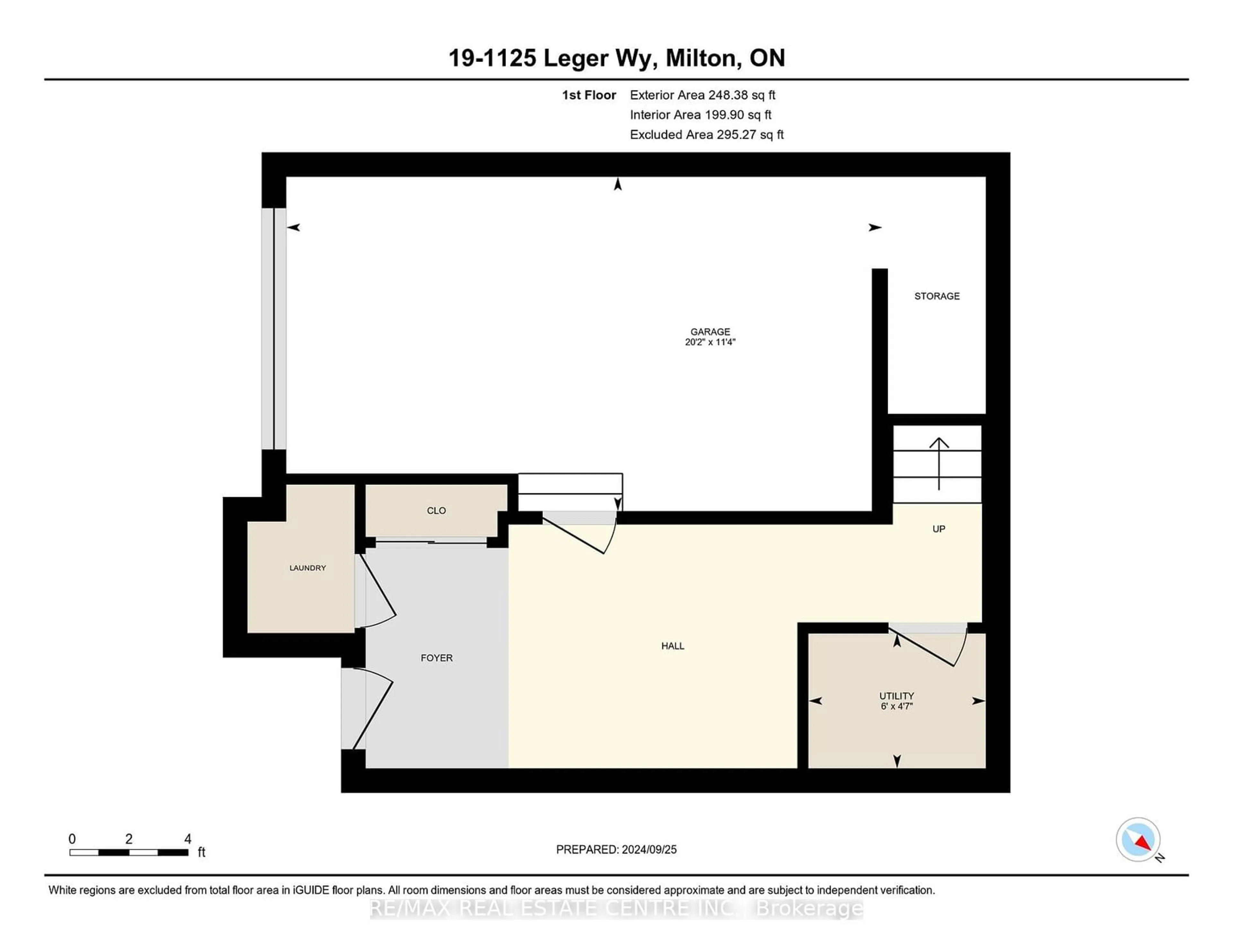 Floor plan for 1125 Leger Way #19, Milton Ontario L9E 1N7