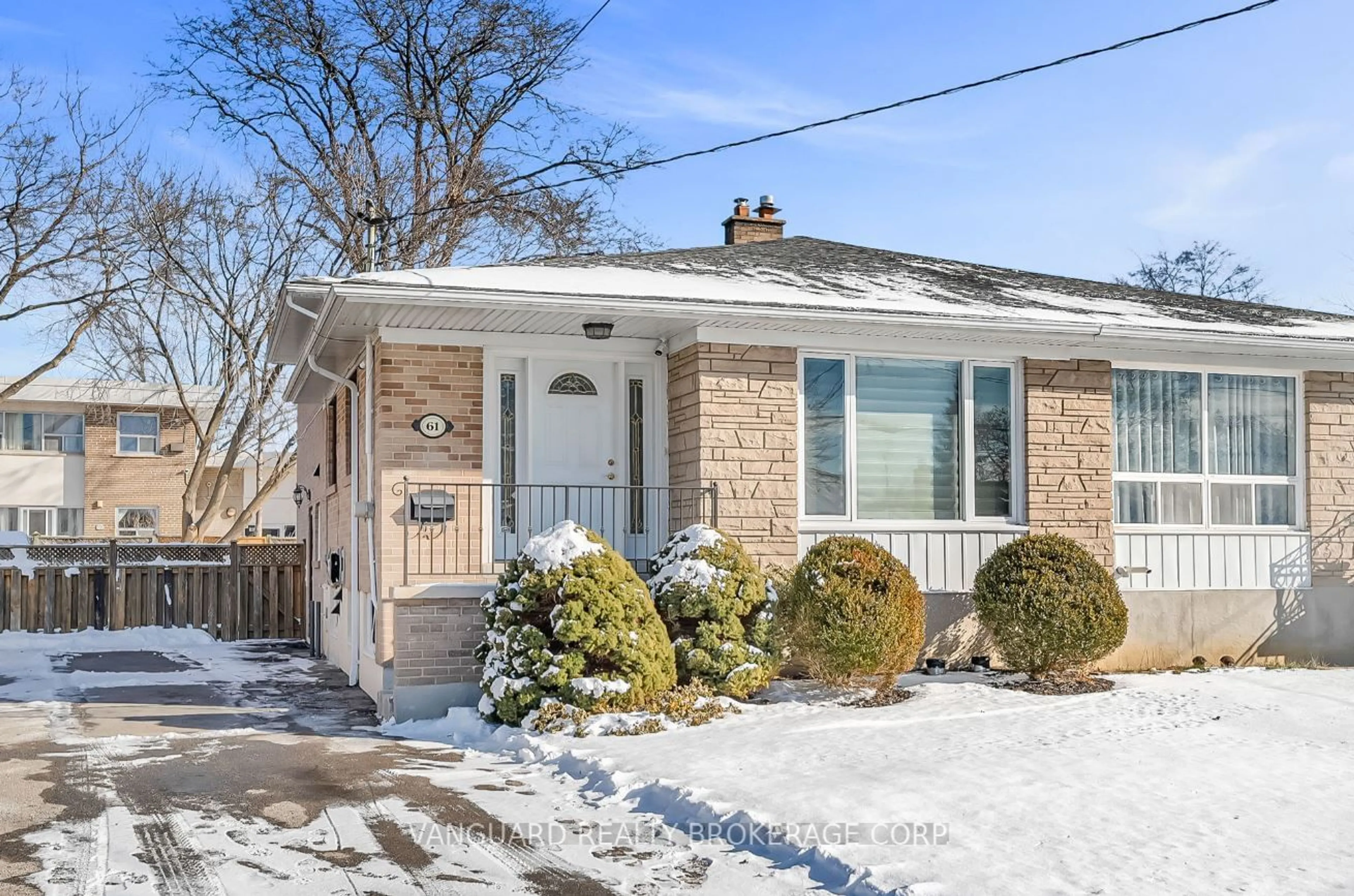 Home with brick exterior material, street for 61 Gambello Cres, Toronto Ontario M3J 1W2