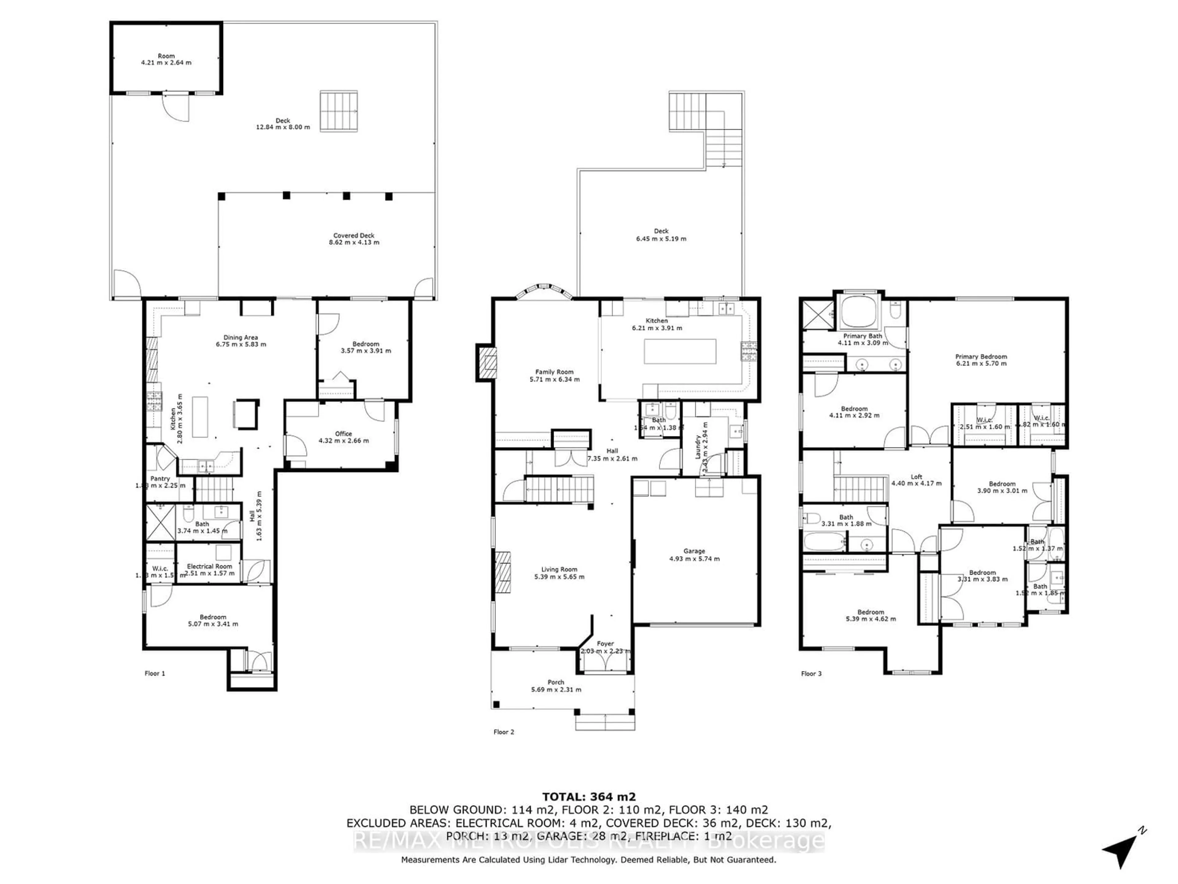 Floor plan for 60 Gallview Lane, Brampton Ontario L6P 1R8