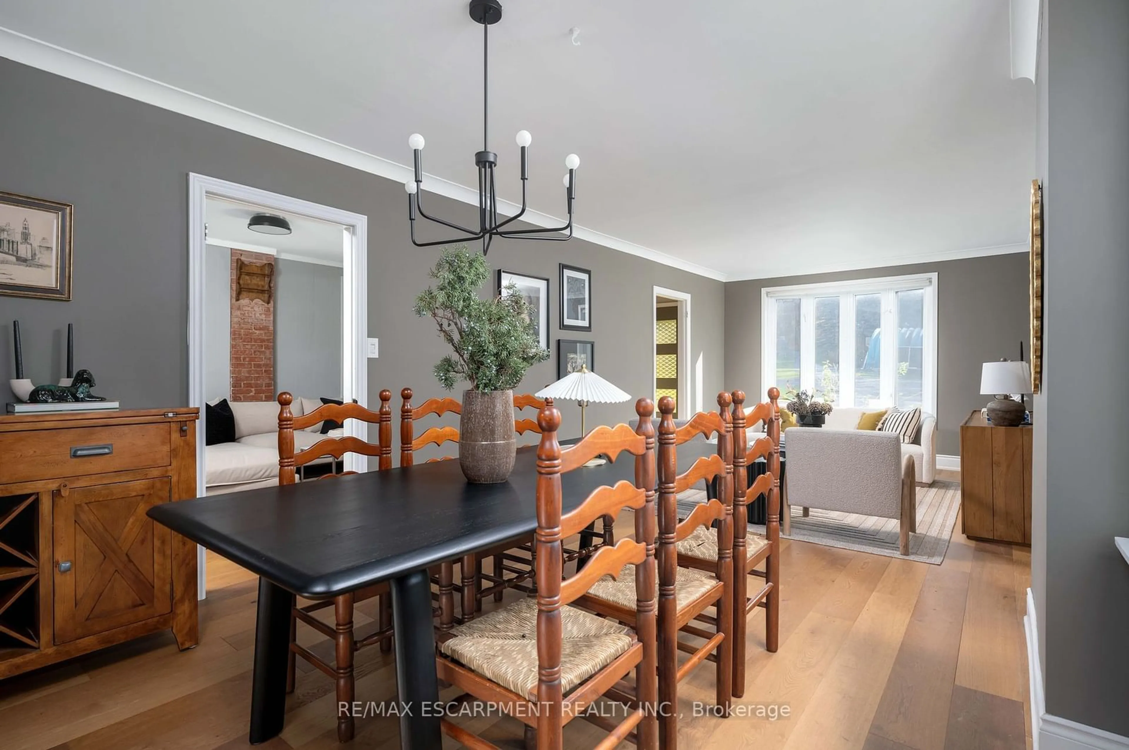 Dining room, wood/laminate floor for 4317 Limestone Rd, Milton Ontario L0P 1B0