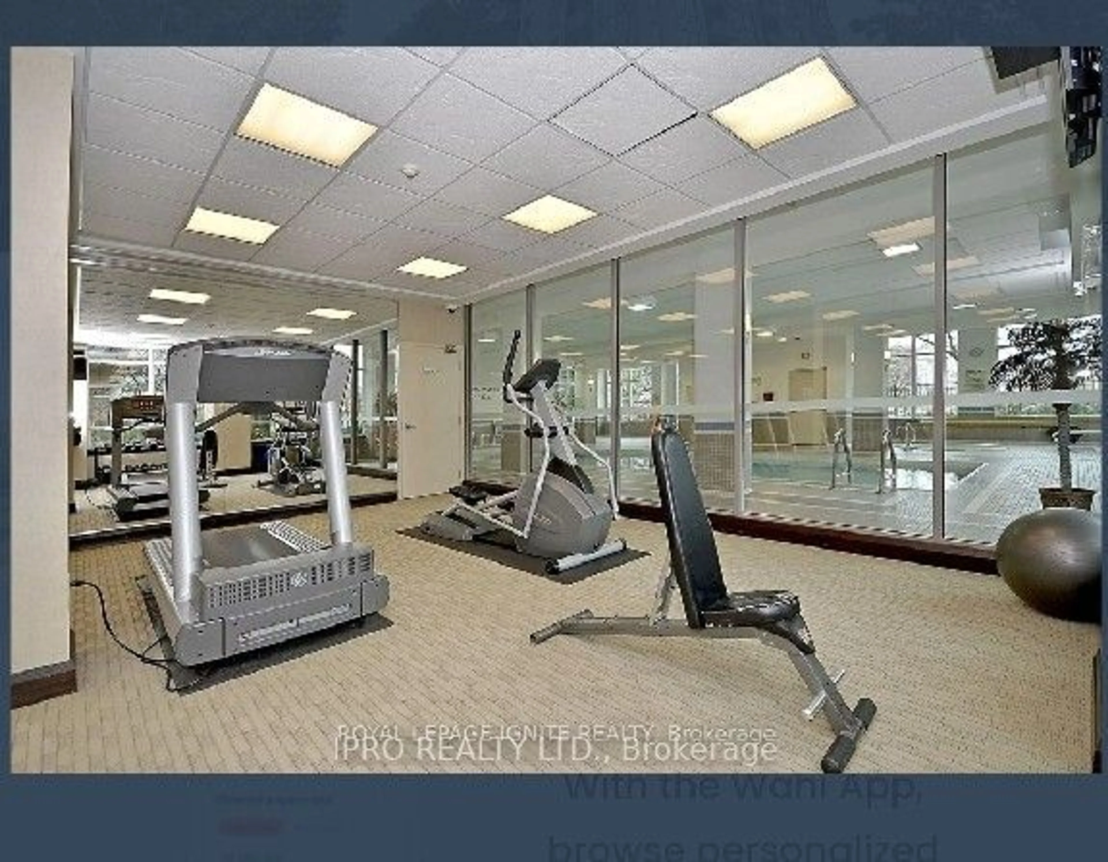 Gym or fitness room for 3504 Hurontario St #2210, Mississauga Ontario L5B 0B9