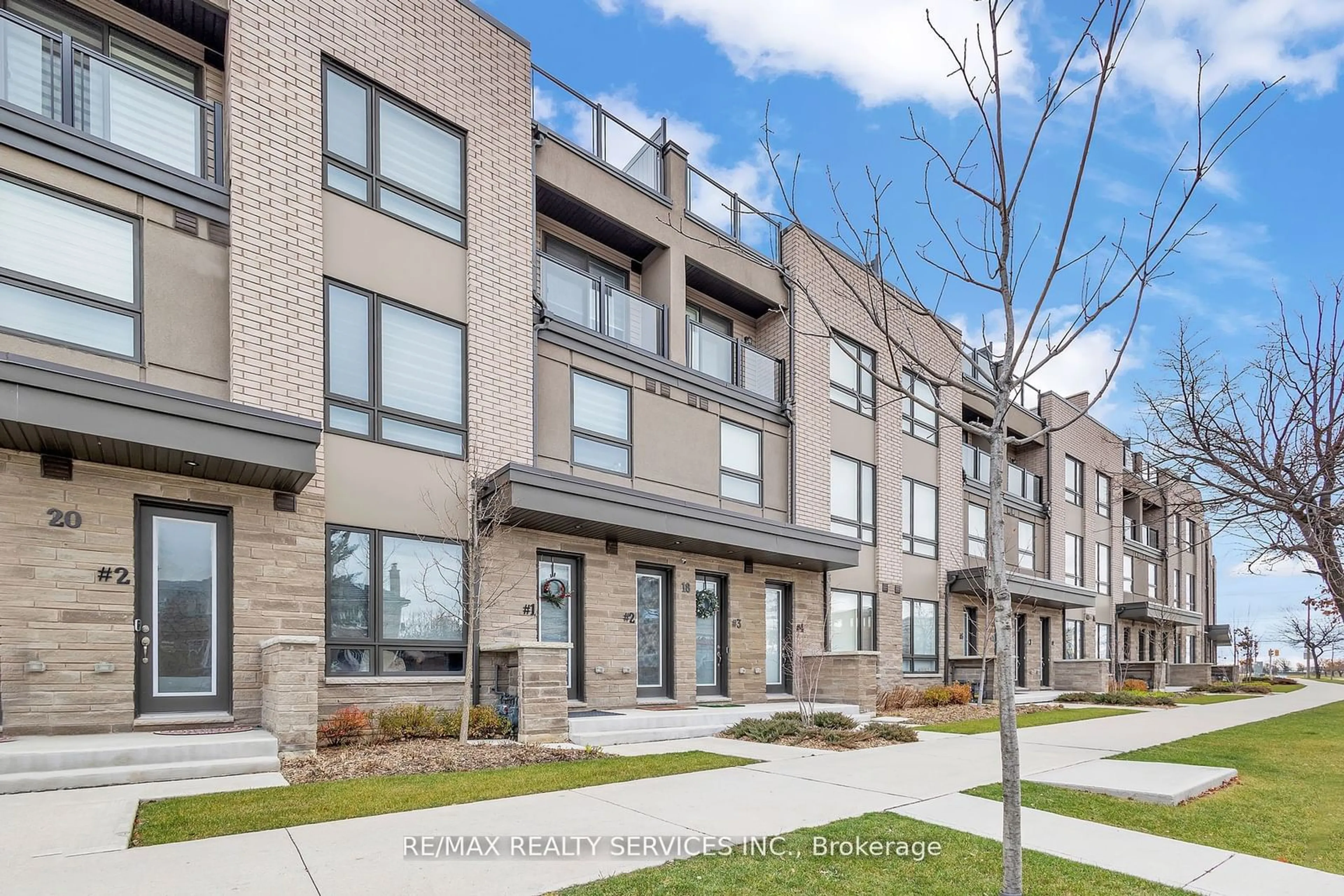 Home with brick exterior material, street for 18 Humberwood Blvd #2, Toronto Ontario M9W 7J6